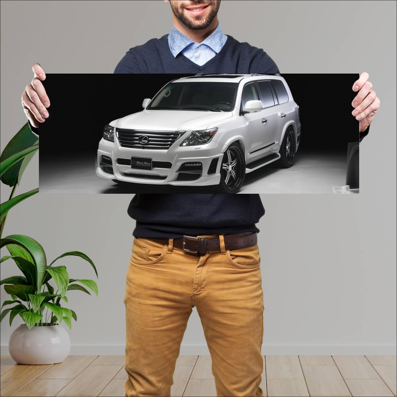 Cuadro grande 30x80cm 2011 lexus lx sports line bl 256 Lexus