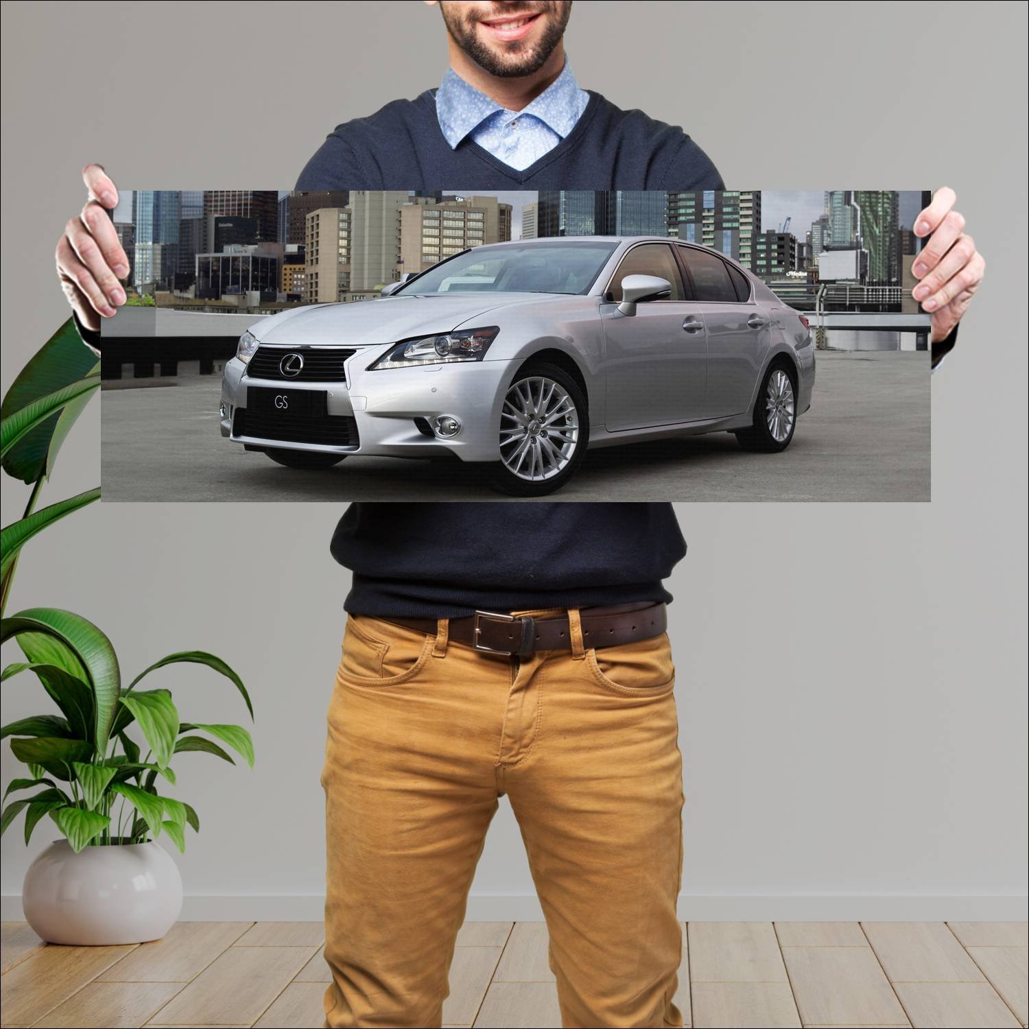 Cuadro grande 30x80cm 2012 lexus gs au auto 258 Lexus