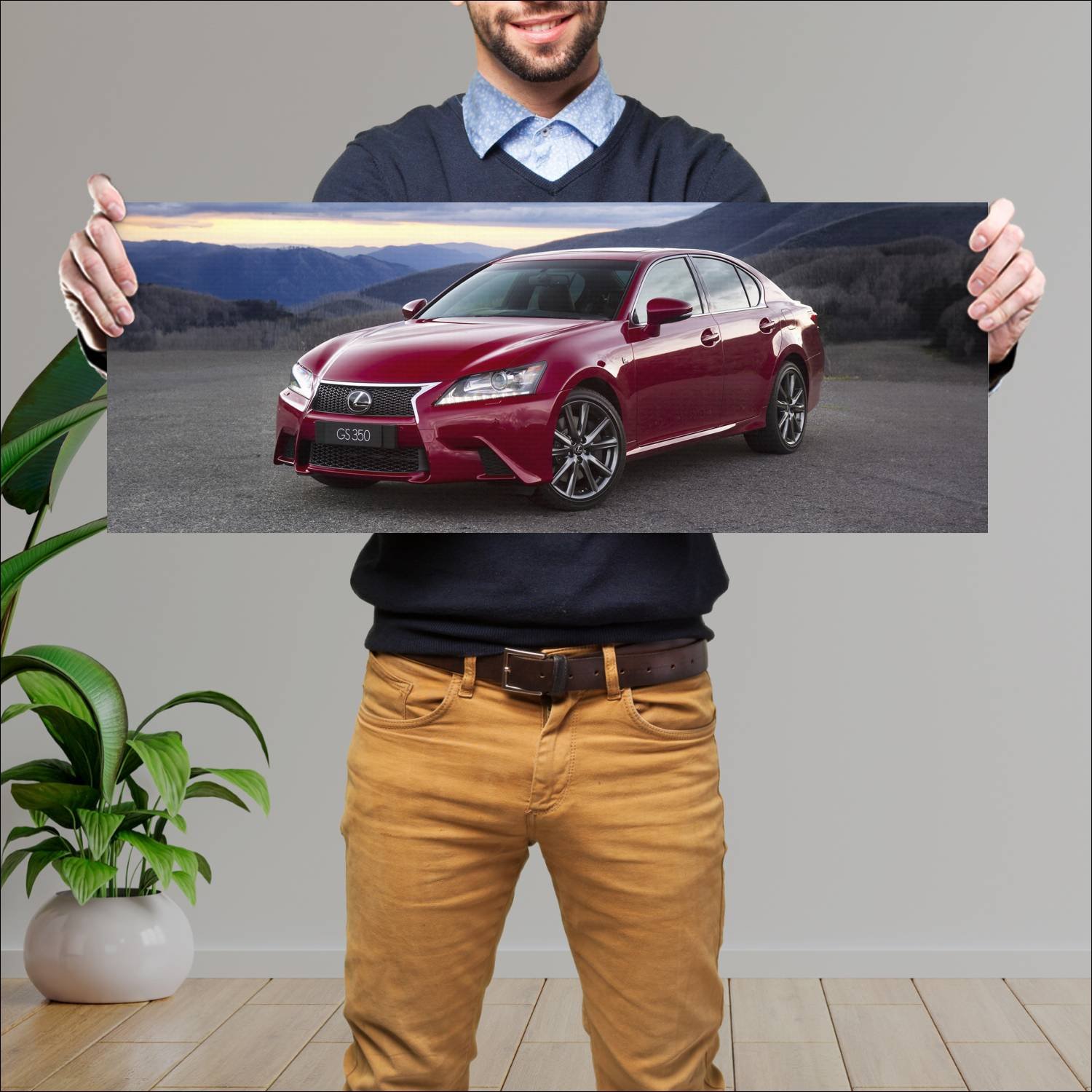 Cuadro grande 30x80cm 2012 lexus gs f sport au 690 260 Lexus