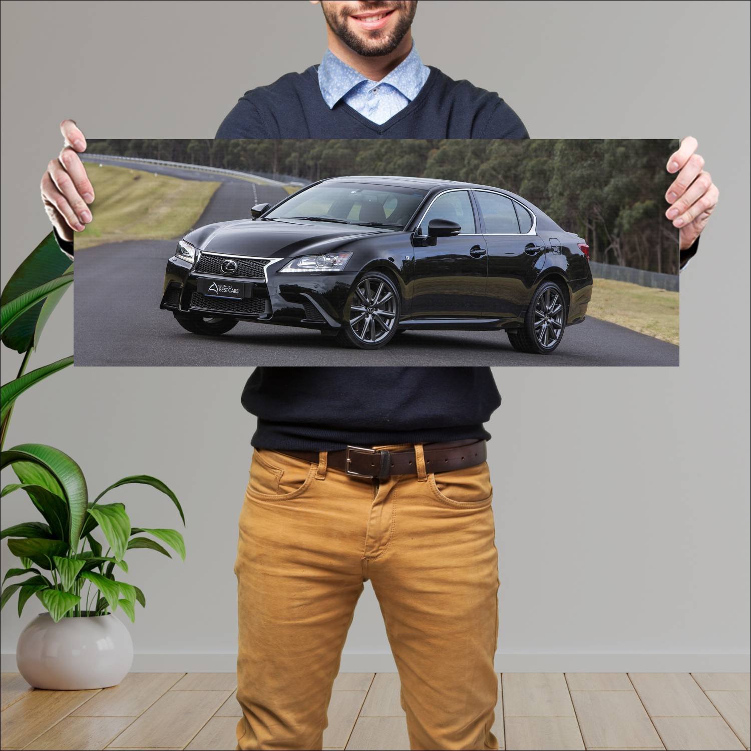 Cuadro grande 30x80cm 2012 lexus gs f sport au 690 261 Lexus