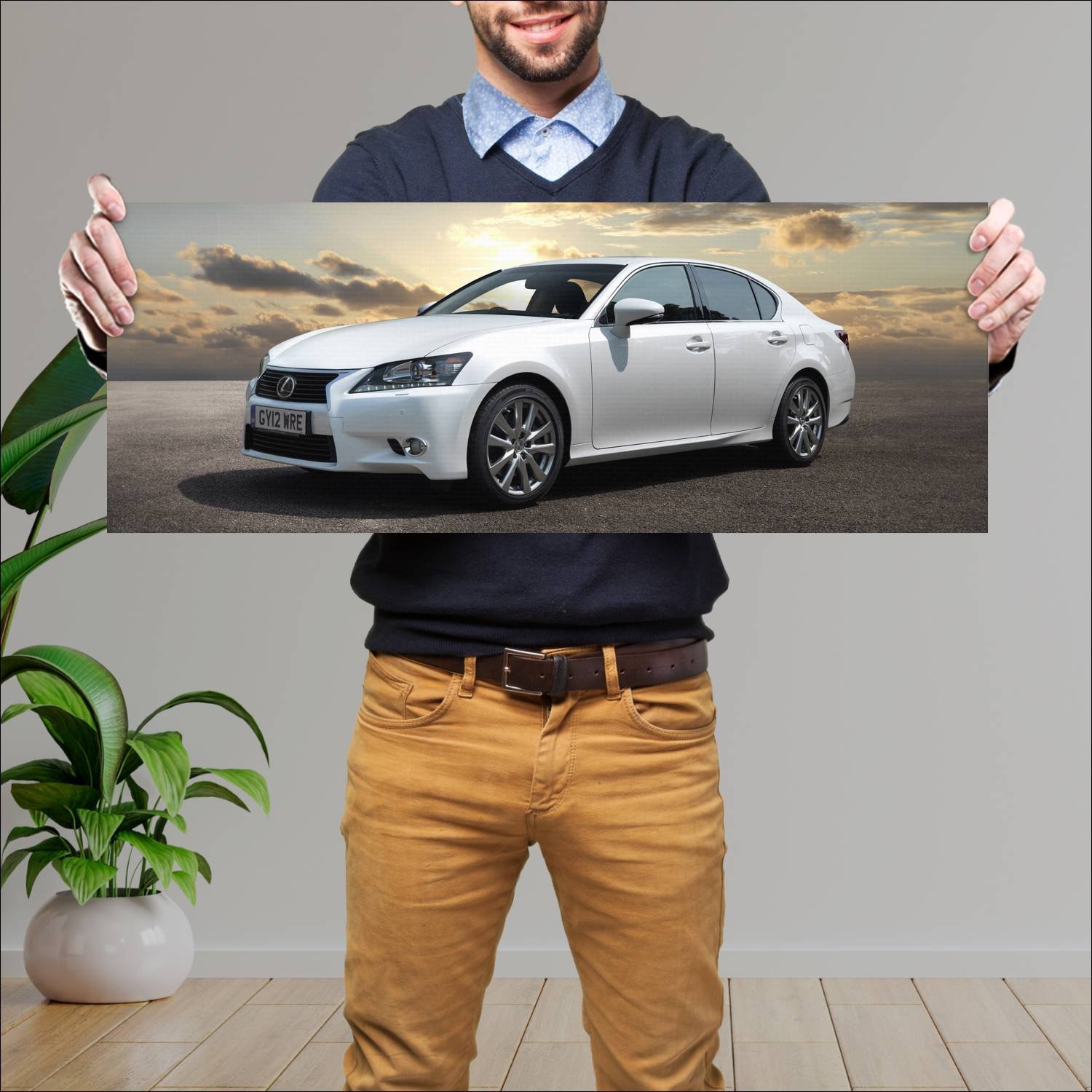 Cuadro grande 30x80cm 2012 lexus gs uk auto 277 Lexus