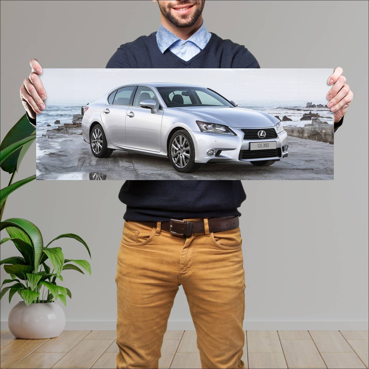 Cuadro grande 30x80cm 2012 lexus gs za auto 280 Lexus