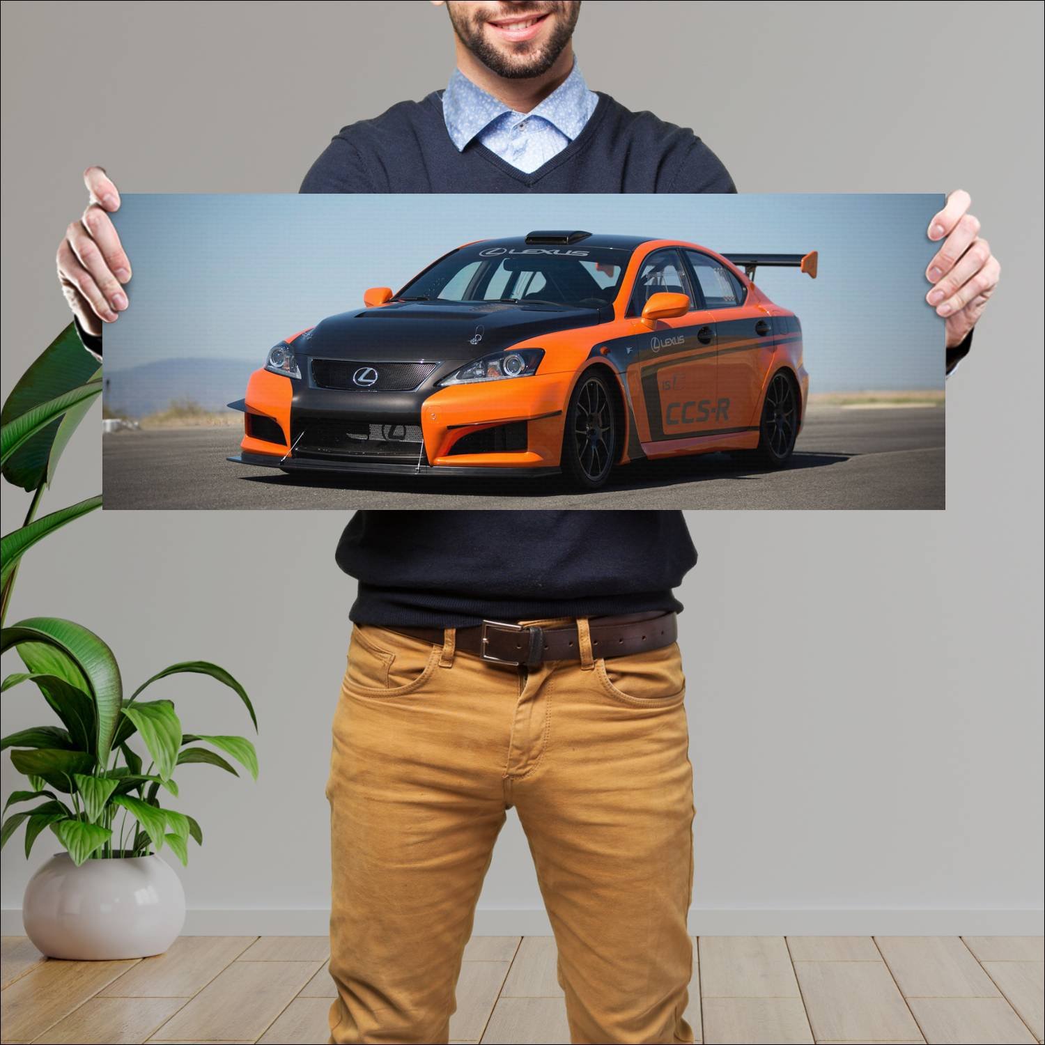 Cuadro grande 30x80cm 2012 lexus is f ccs r auto 282 Lexus