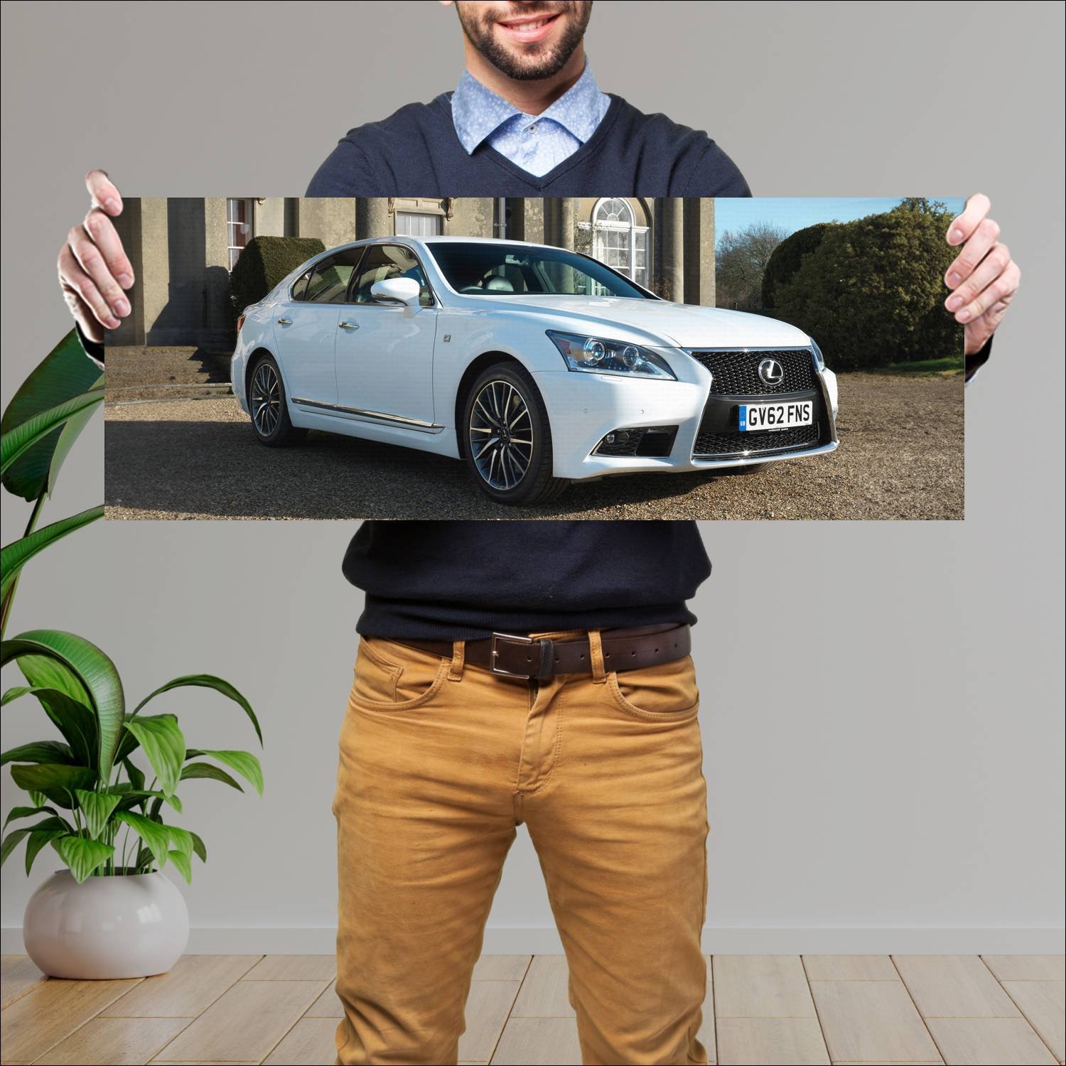 Cuadro grande 30x80cm 2012 lexus ls f sport uk 686 289 Lexus