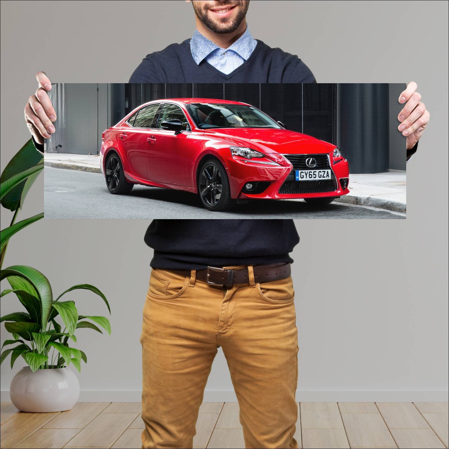 Cuadro grande 30x80cm 2013 lexus is uk auto 328 Lexus