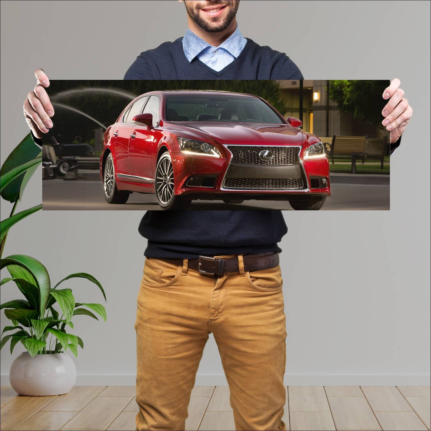 Cuadro grande 30x80cm 2013 lexus ls f sport us 686 334 Lexus