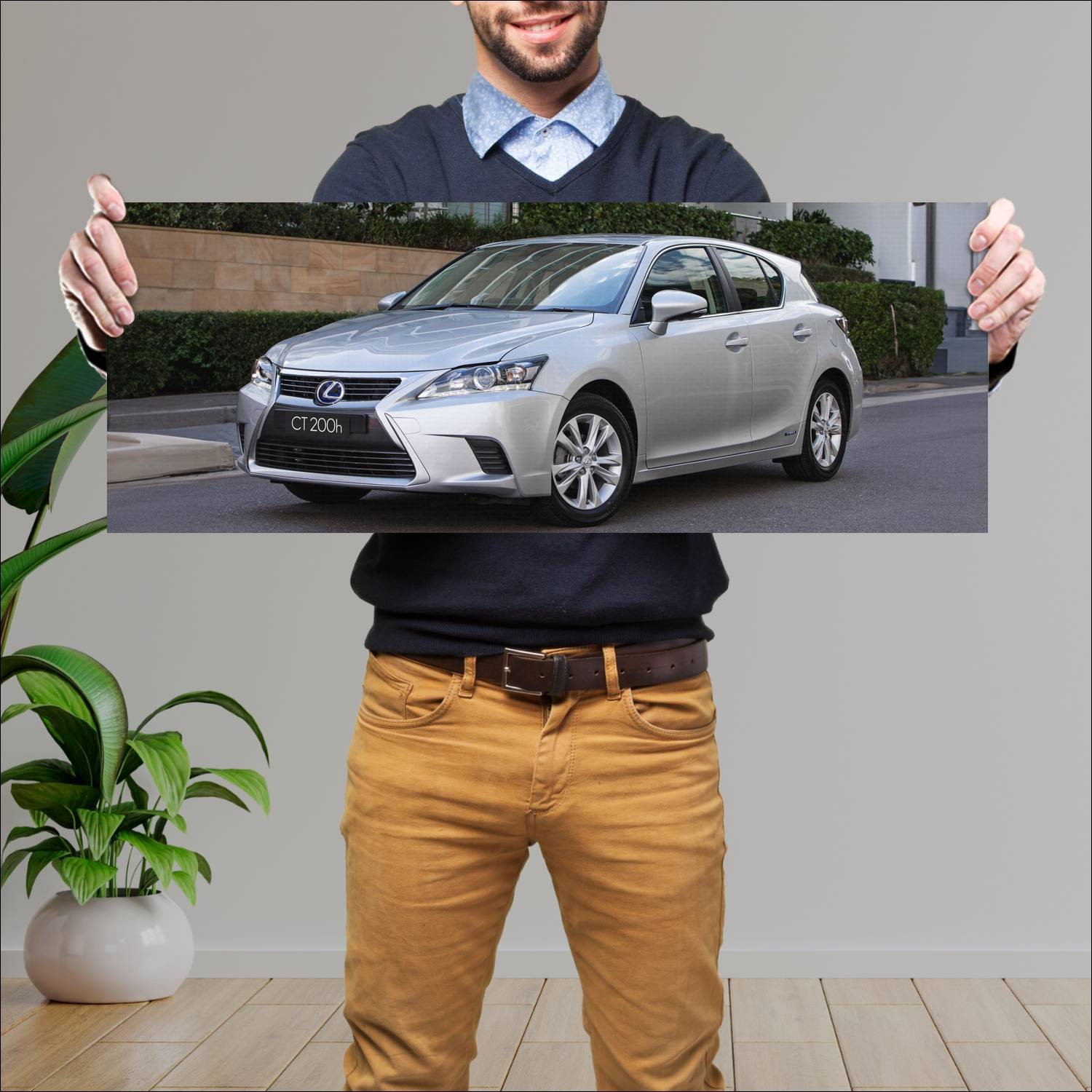 Cuadro grande 30x80cm 2014 lexus ct hybrid au Lexus