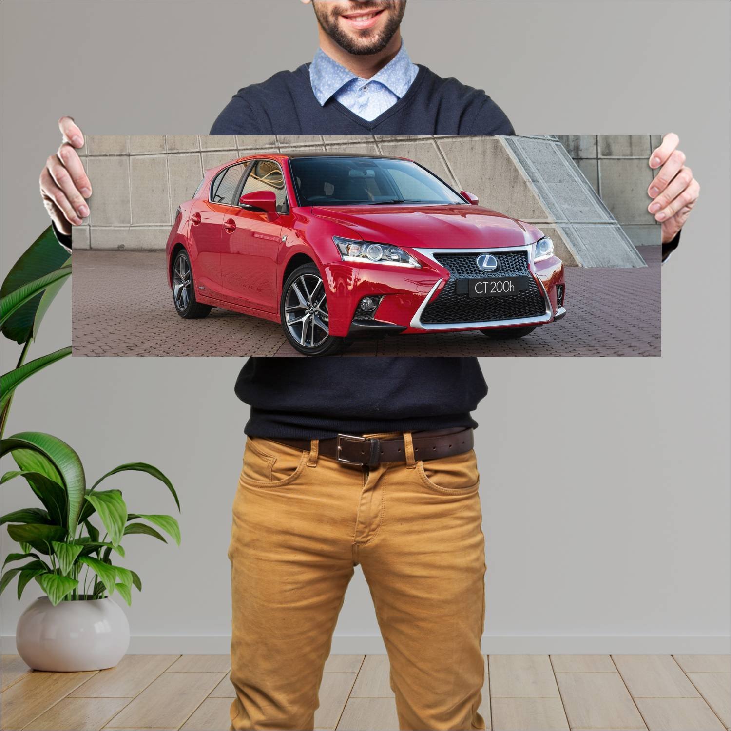 Cuadro grande 30x80cm 2014 lexus ct hybrid f sport 350 Lexus