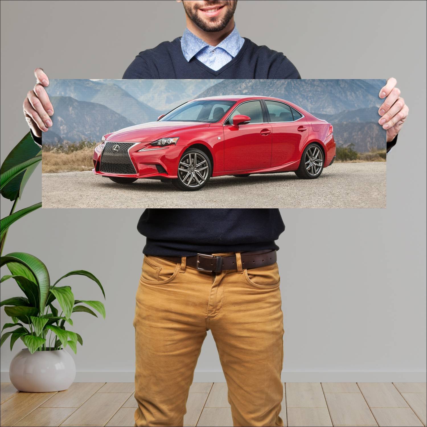 Cuadro grande 30x80cm 2014 lexus is f sport us 302 360 Lexus