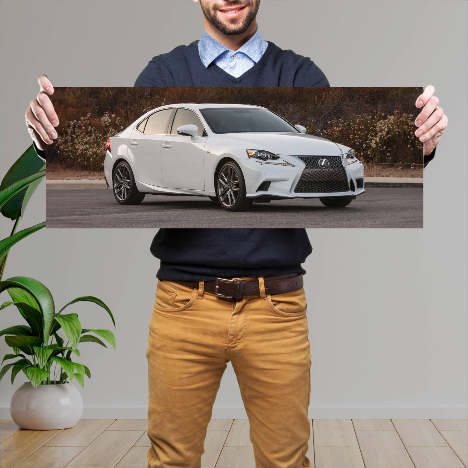 Cuadro grande 30x80cm 2014 lexus is f sport us 302 361 Lexus