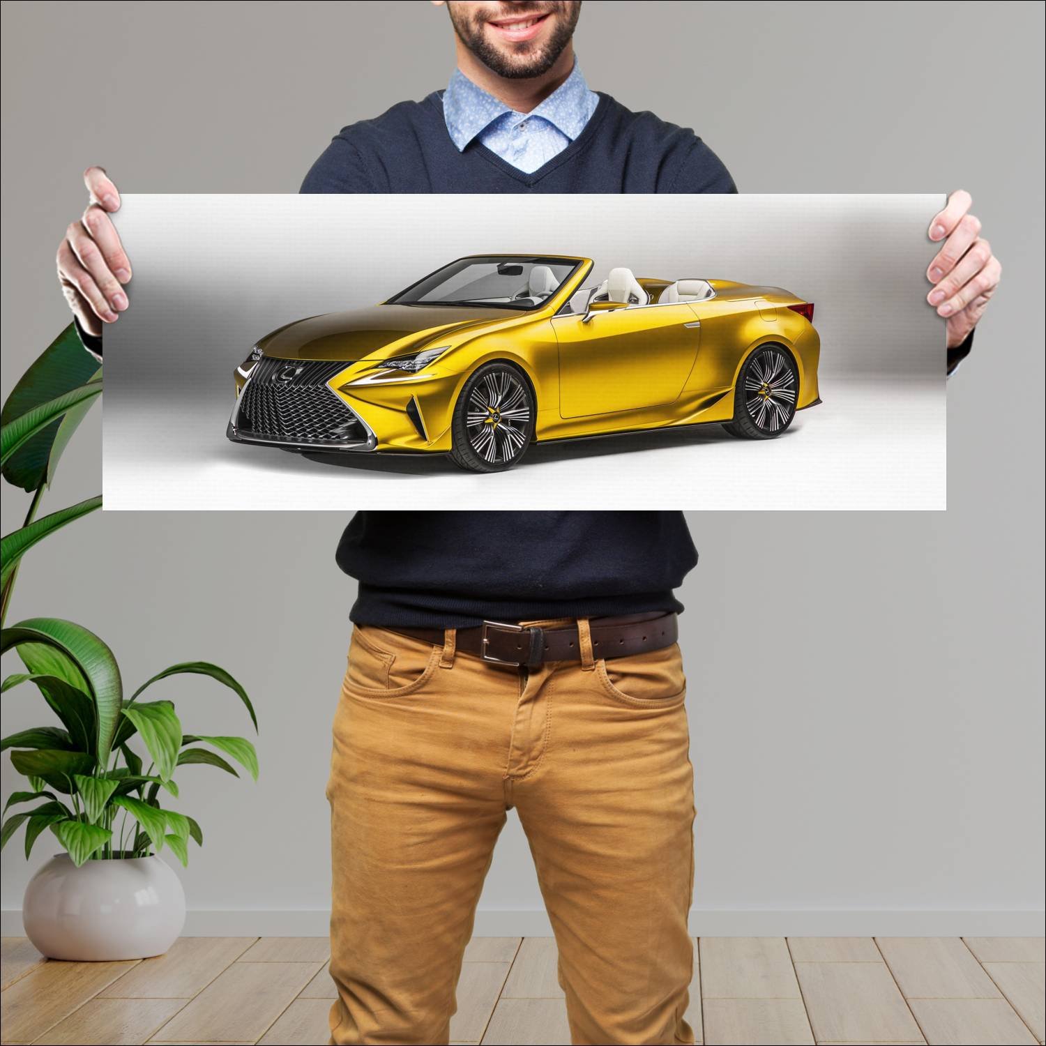 Cuadro grande 30x80cm 2014 lexus lf c2 concept 692 363 Lexus