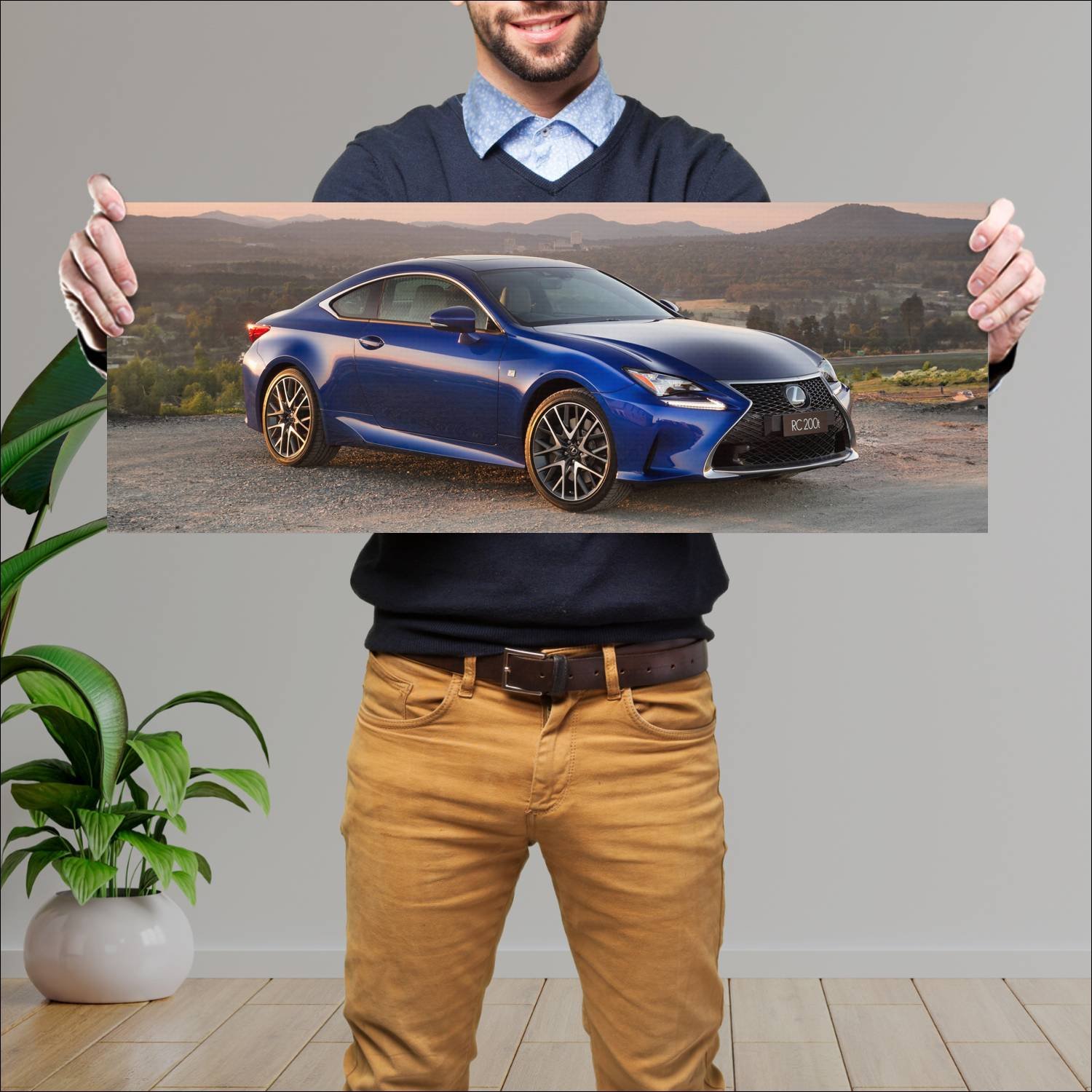 Cuadro grande 30x80cm 2014 lexus rc f sport au 693 385 Lexus