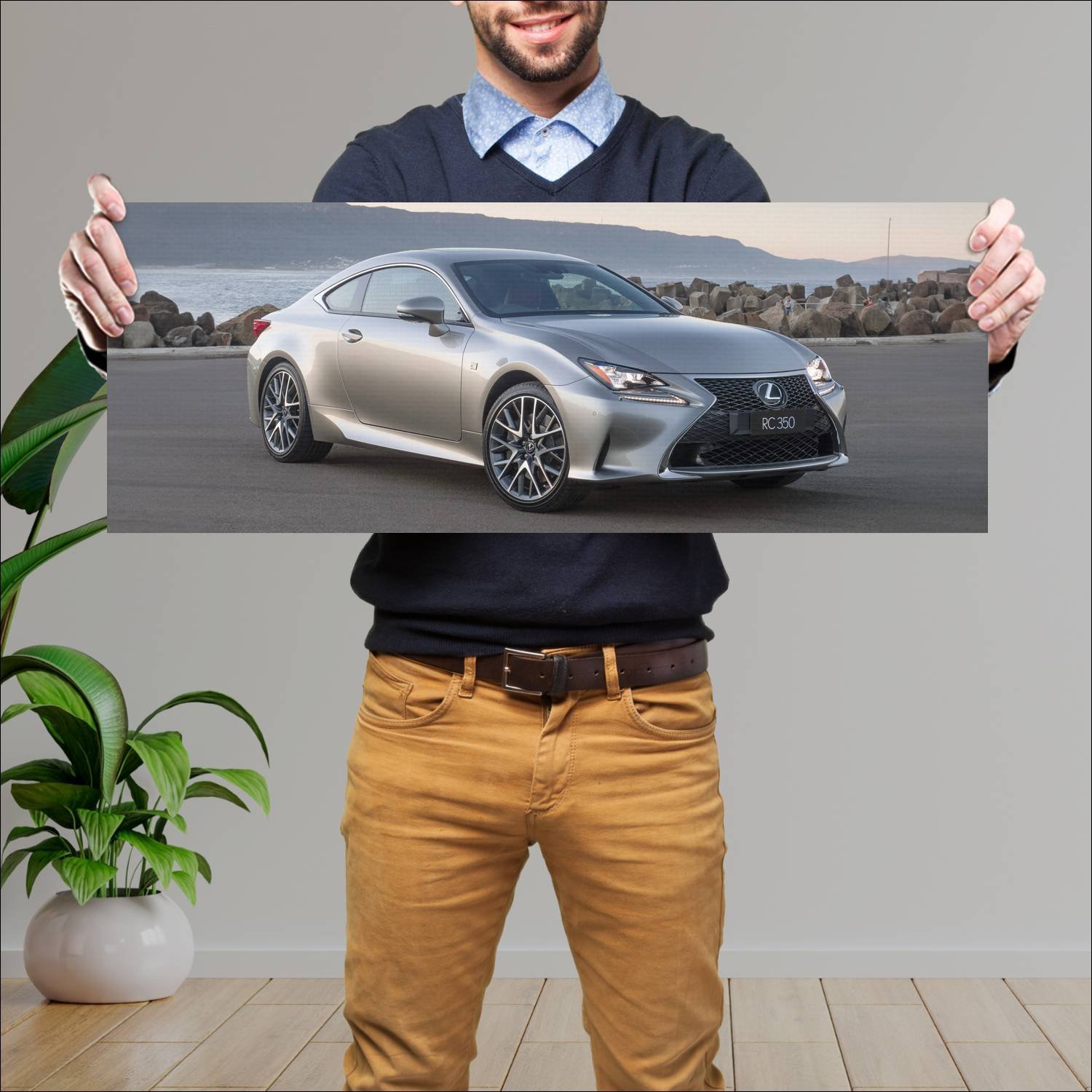 Cuadro grande 30x80cm 2014 lexus rc f sport au 782 387 Lexus