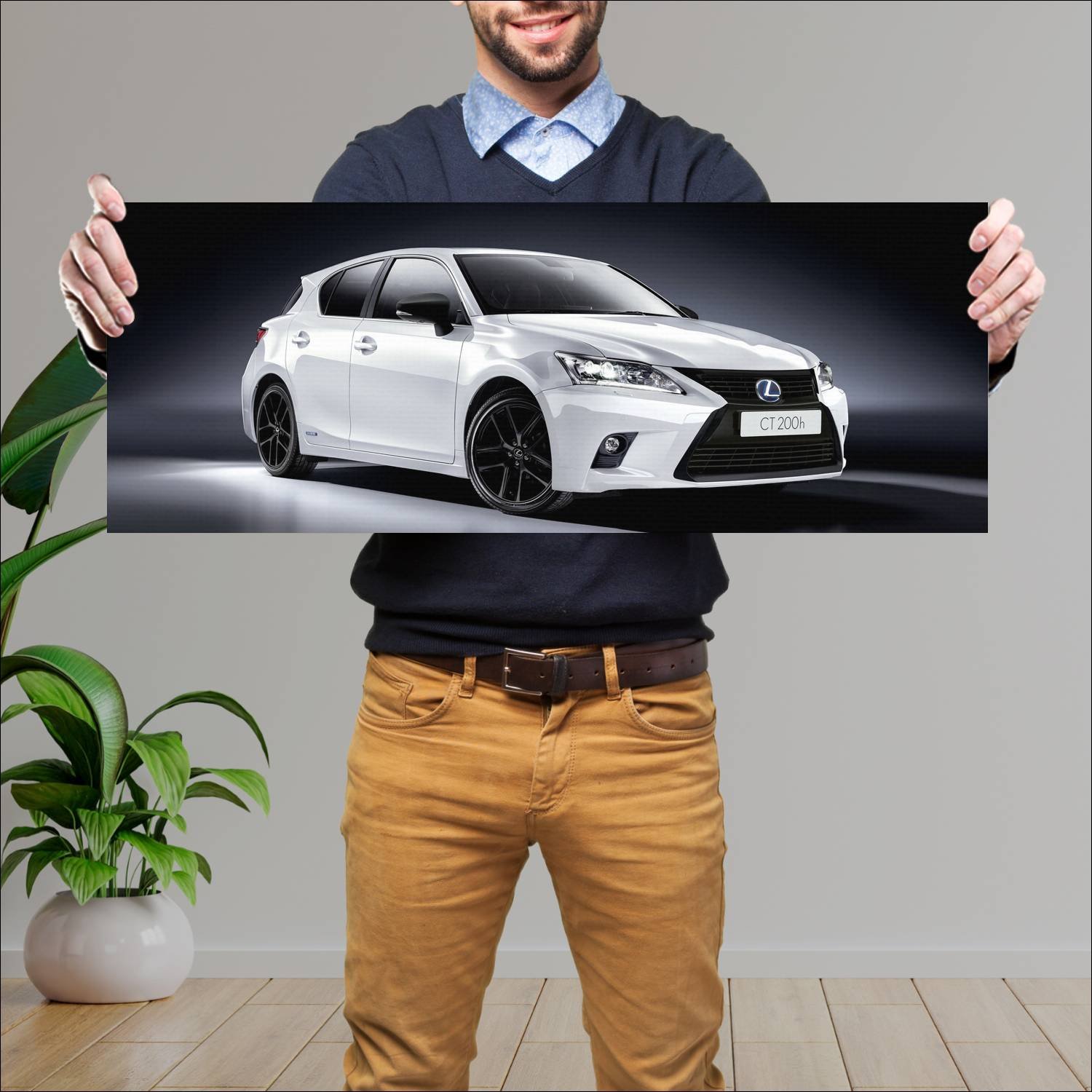 Cuadro grande 30x80cm 2015 lexus ct hybrid sport 6 393 Lexus