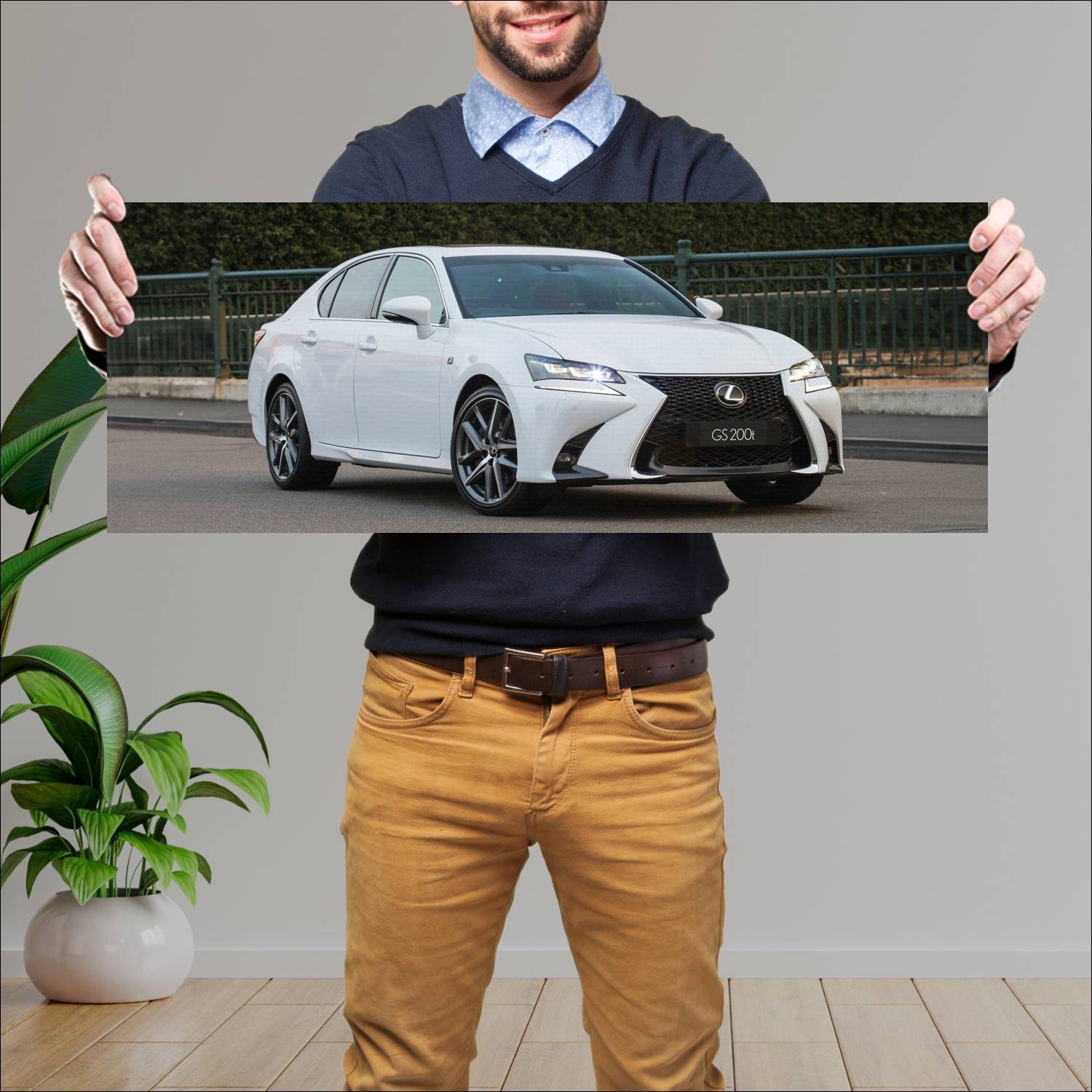 Cuadro grande 30x80cm 2015 lexus gs f sport au 689 403 Lexus