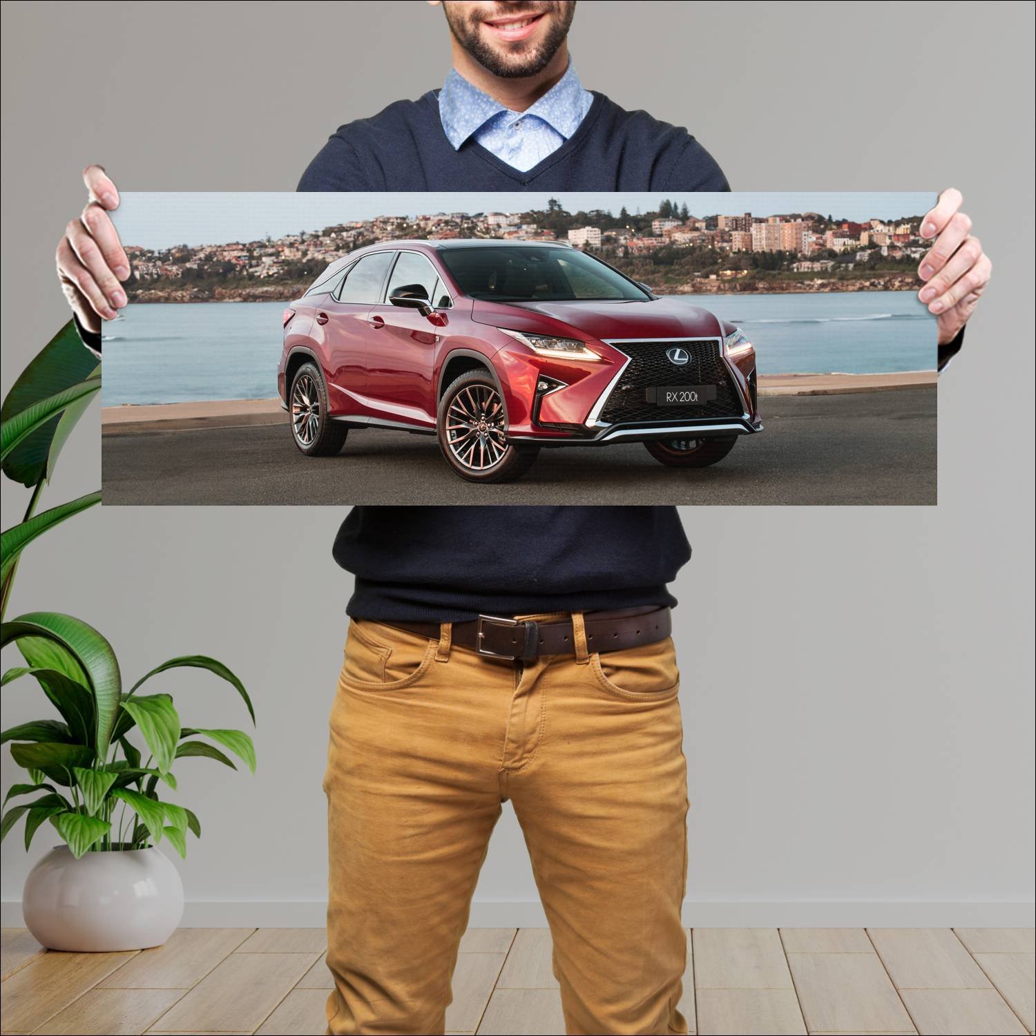 Cuadro grande 30x80cm 2015 lexus rx f sport au 681 438 Lexus