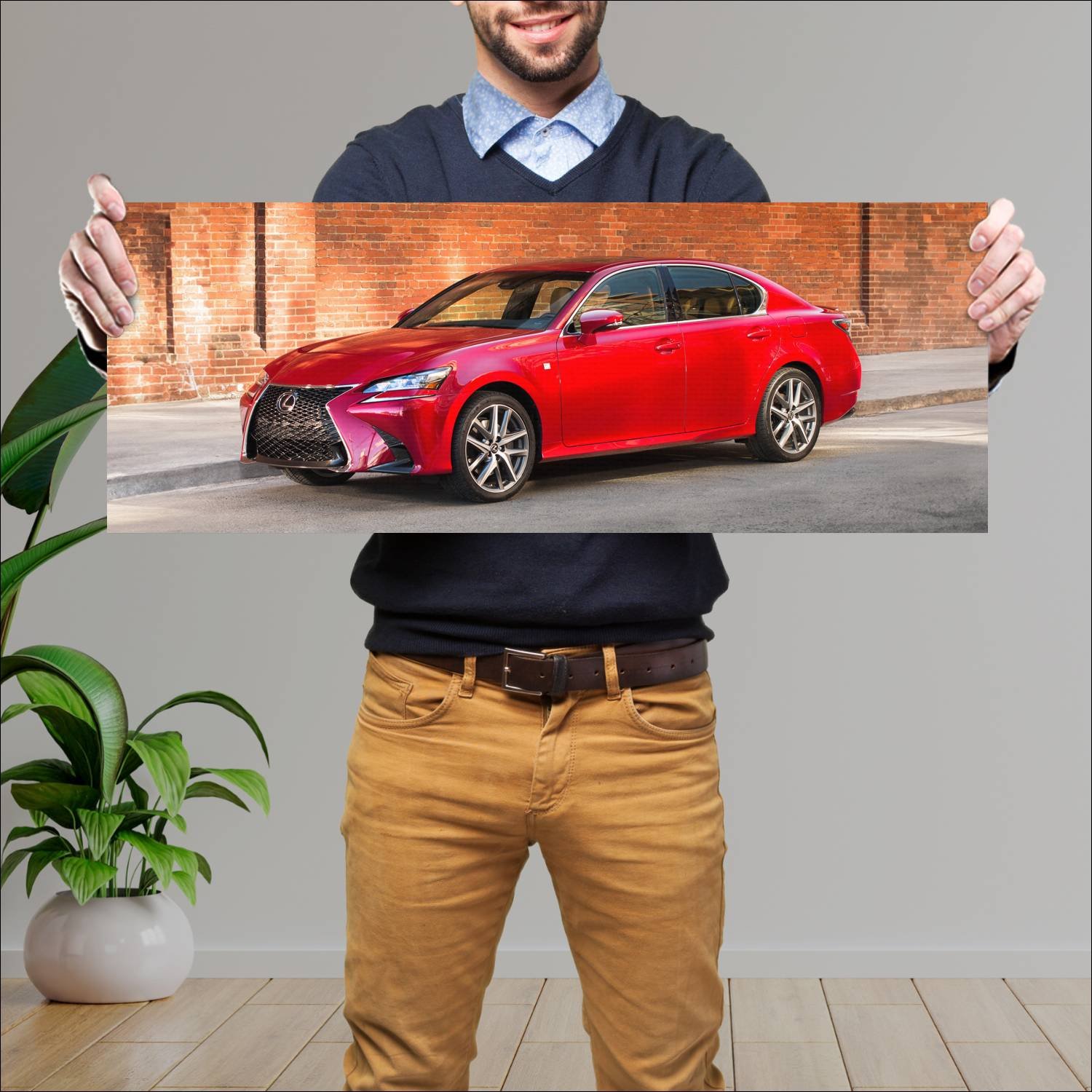 Cuadro grande 30x80cm 2016 lexus gs f sport us 690 457 Lexus