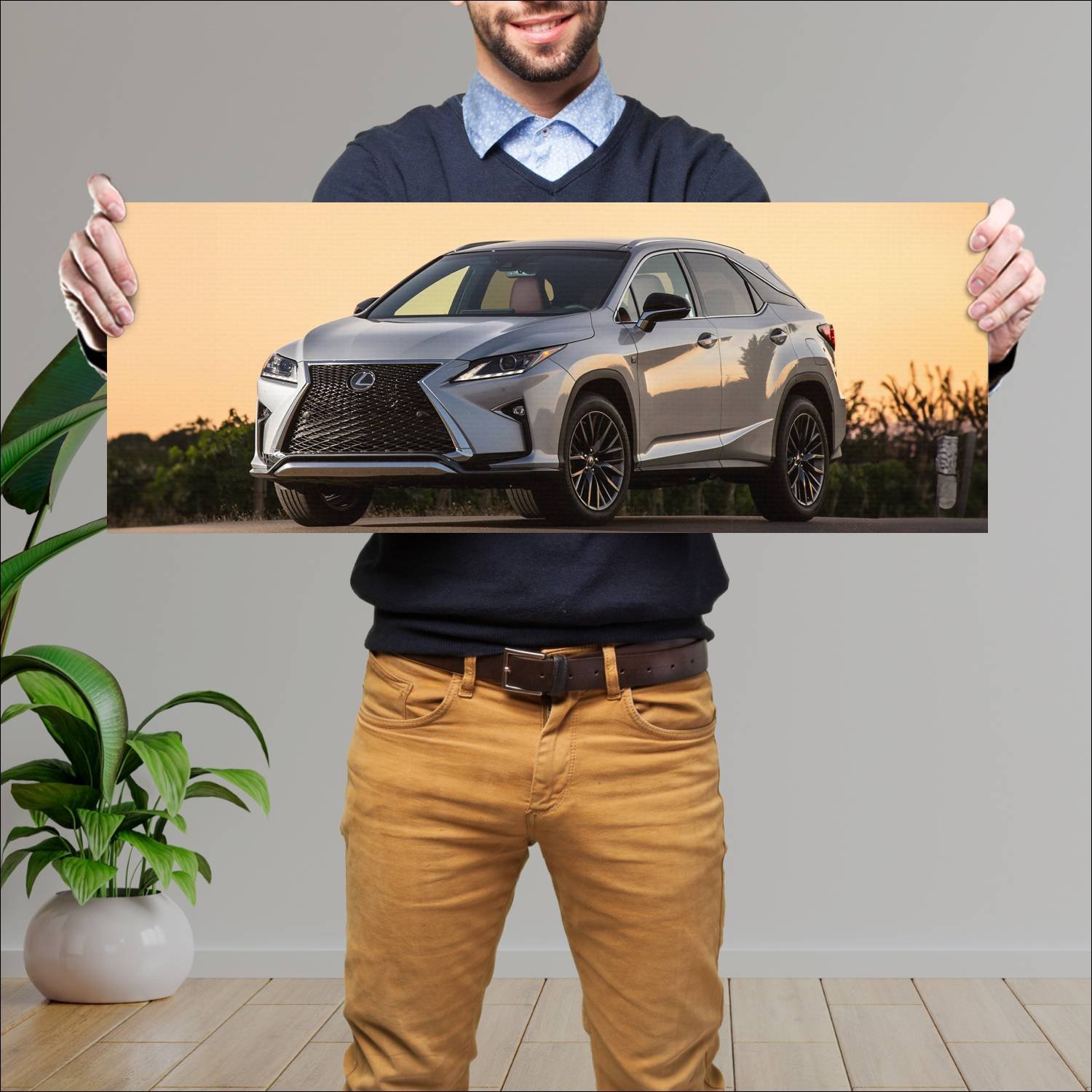 Cuadro grande 30x80cm 2016 lexus rx f sport us 682 483 Lexus