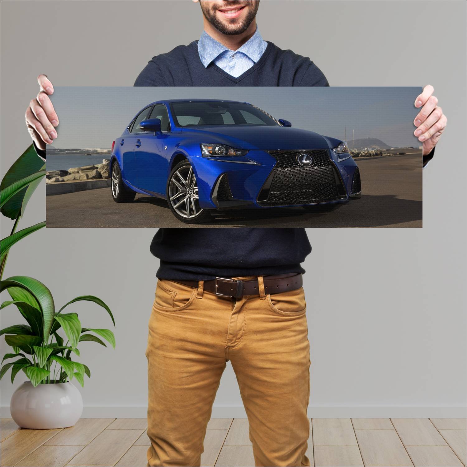 Cuadro grande 30x80cm 2017 lexus is f sport us 620 503 Lexus