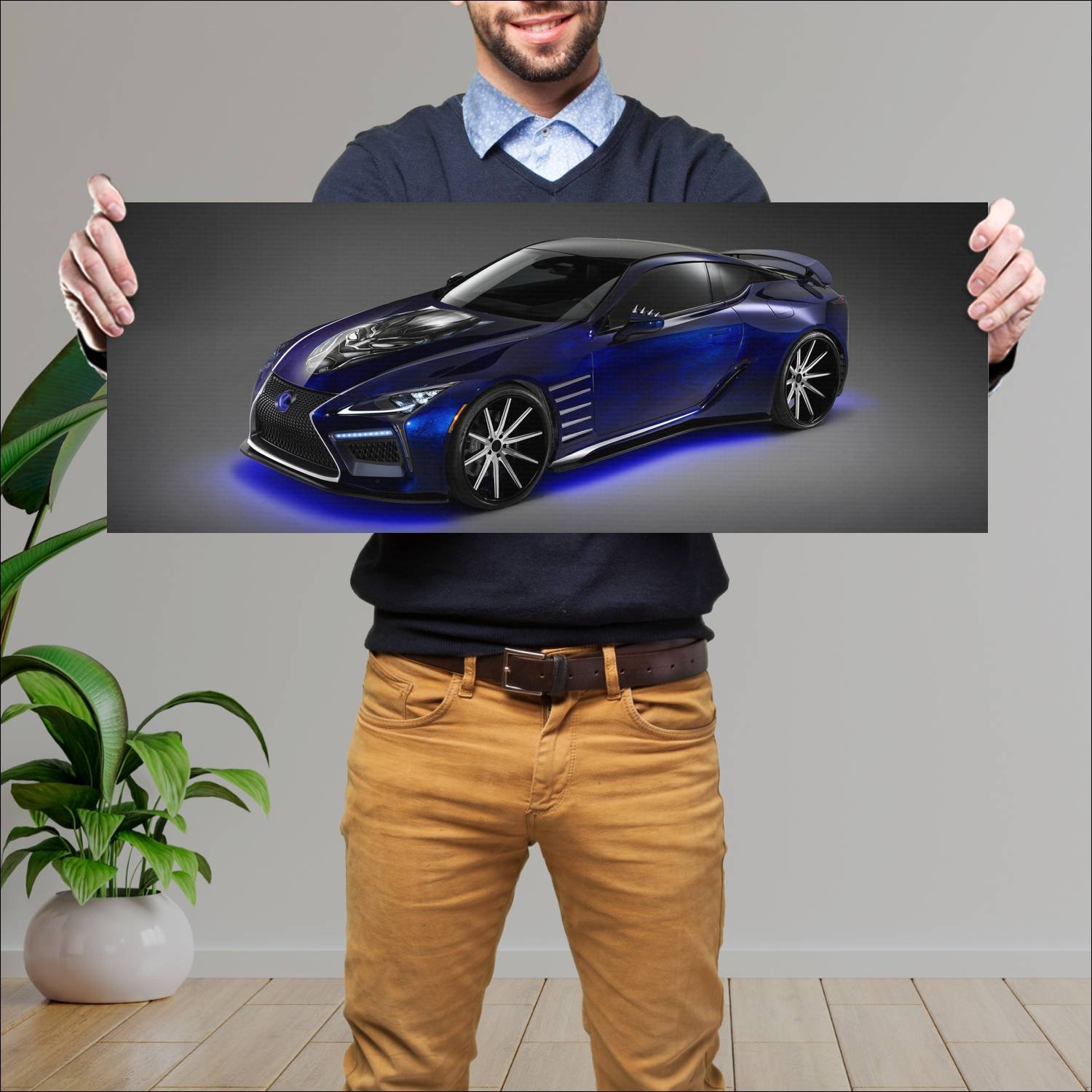 Cuadro grande 30x80cm 2017 lexus lc inspired by bl 510 Lexus