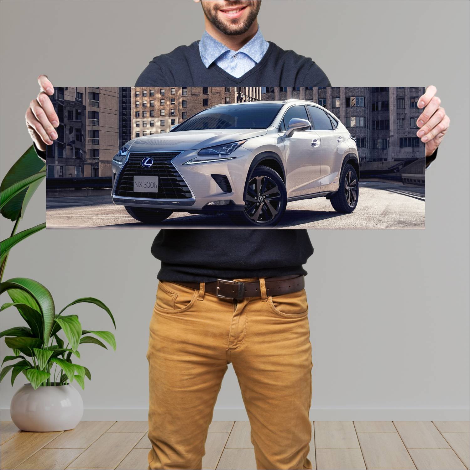Cuadro grande 30x80cm 2017 lexus nx hybrid jp Lexus
