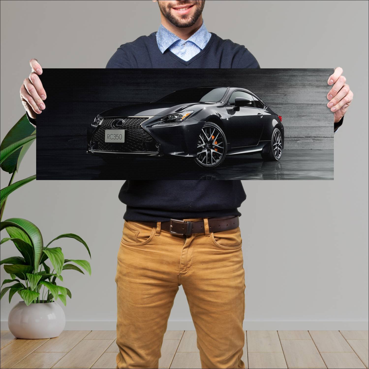 Cuadro grande 30x80cm 2017 lexus rc f sport prime 530 Lexus