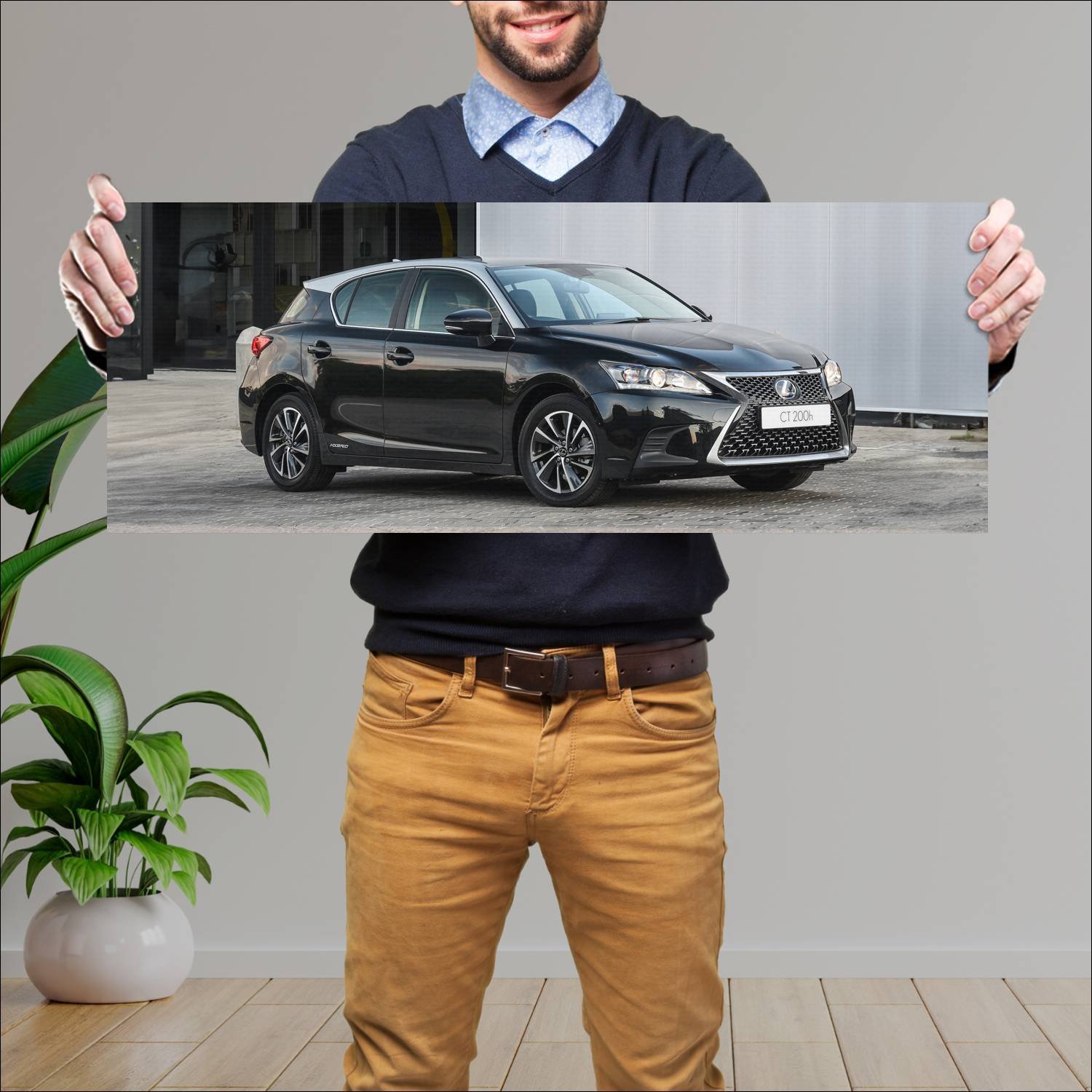 Cuadro grande 30x80cm 2018 lexus ct hybrid za Lexus