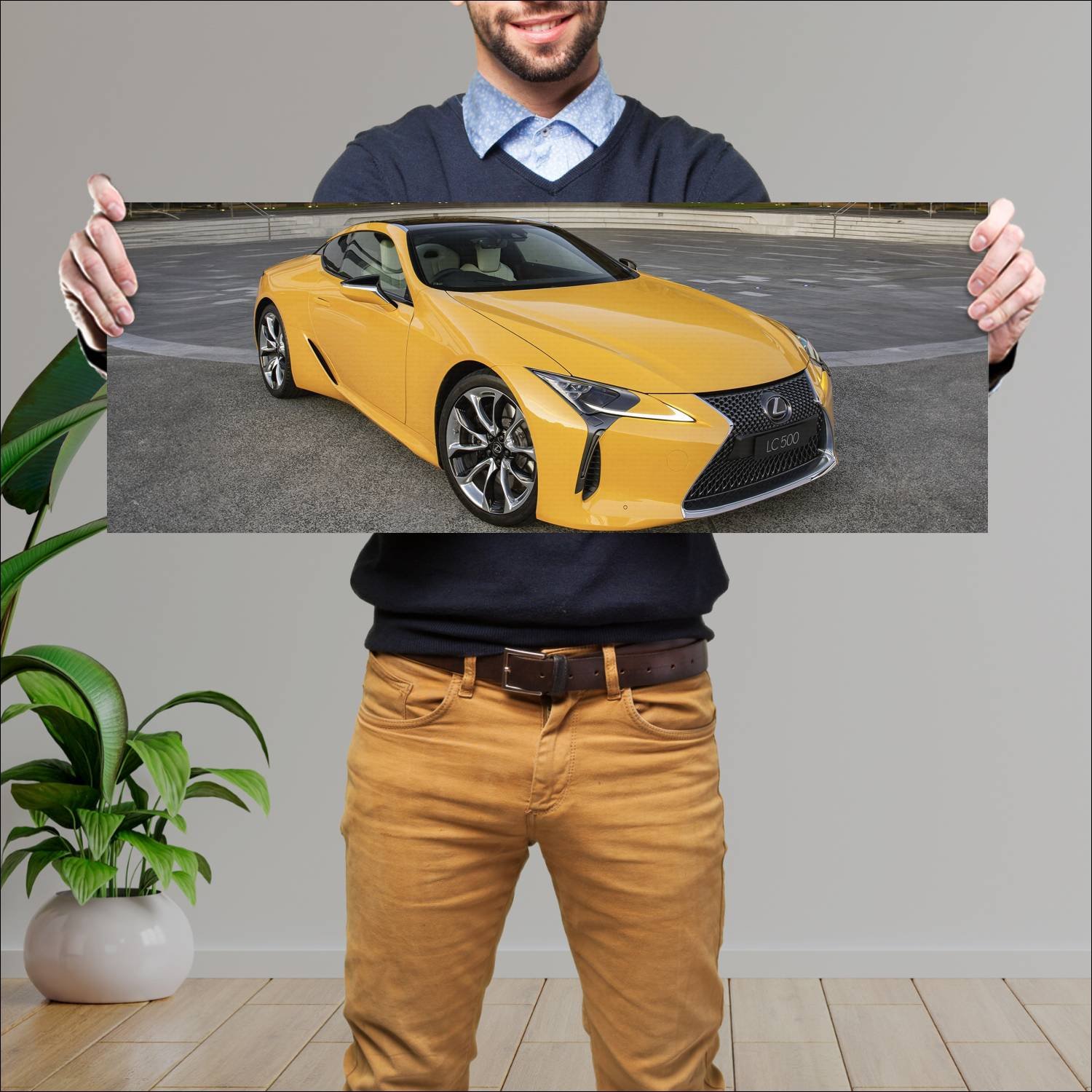 Cuadro grande 30x80cm 2018 lexus lc limited editio 543 Lexus