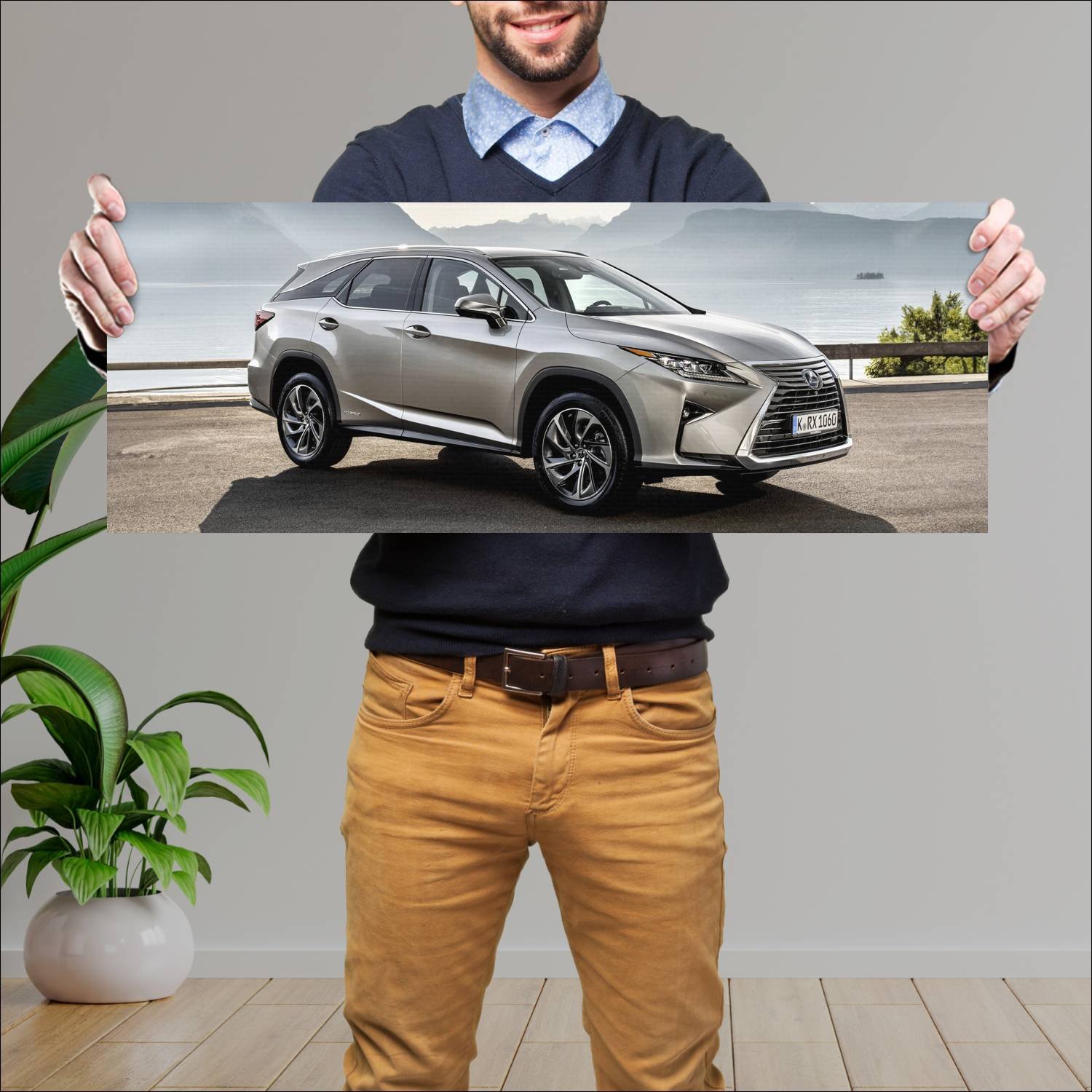 Cuadro grande 30x80cm 2018 lexus rx hybrid lwb 783 578 Lexus