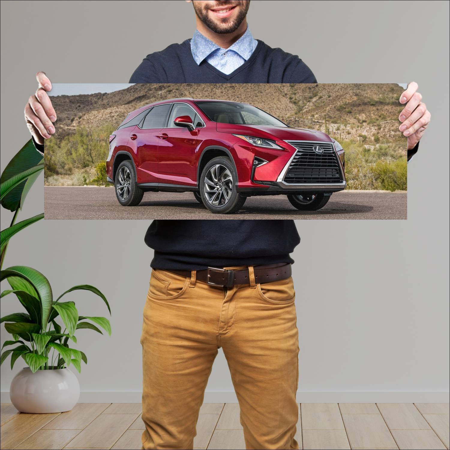Cuadro grande 30x80cm 2018 lexus rx lwb us auto 585 Lexus