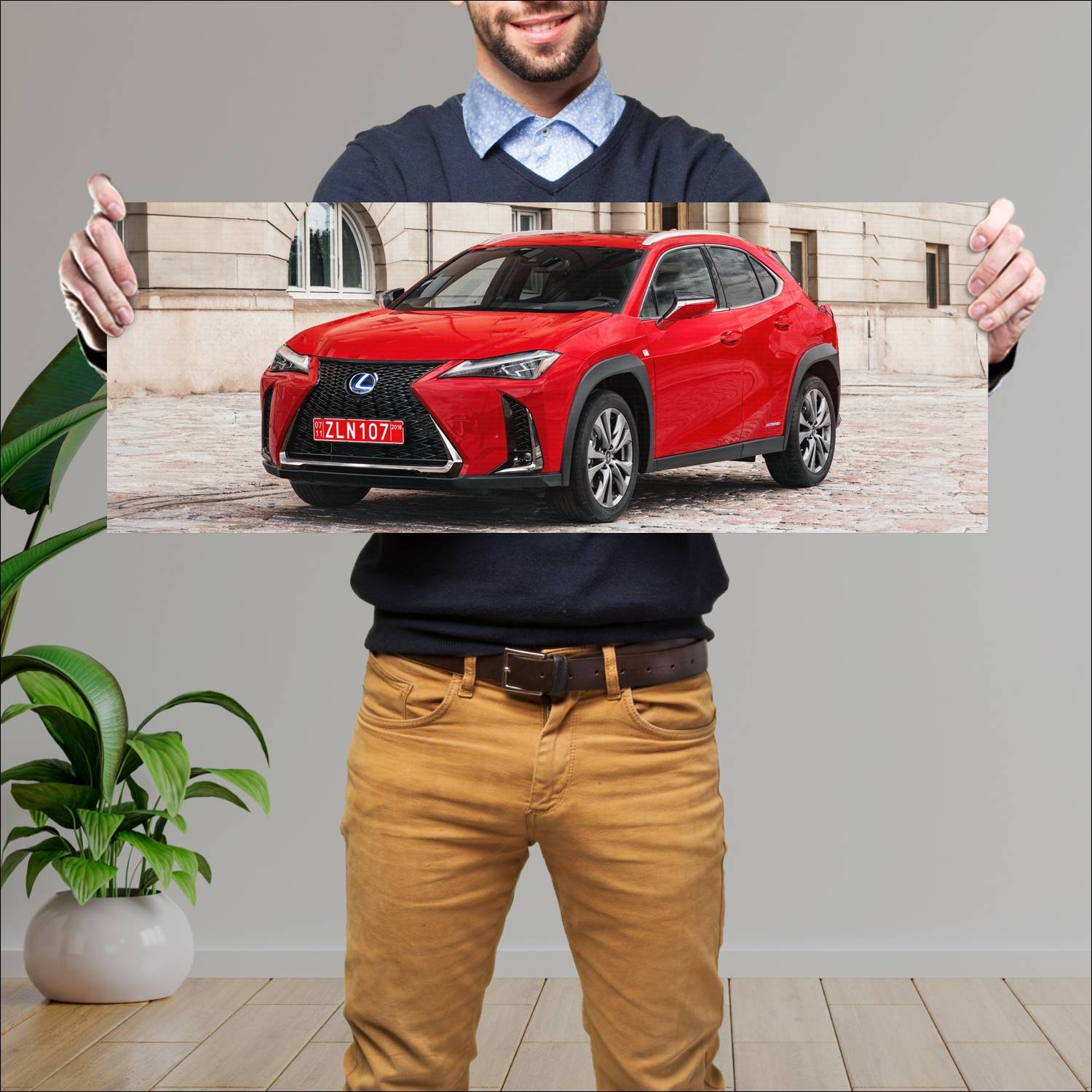 Cuadro grande 30x80cm 2018 lexus ux hybrid f sport 593 Lexus
