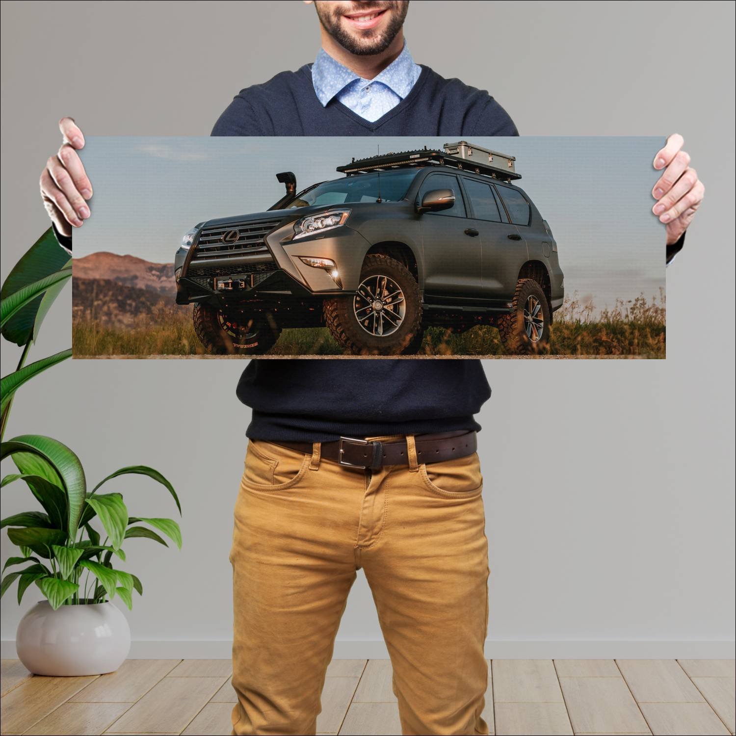 Cuadro grande 30x80cm 2019 lexus gxor concept Lexus
