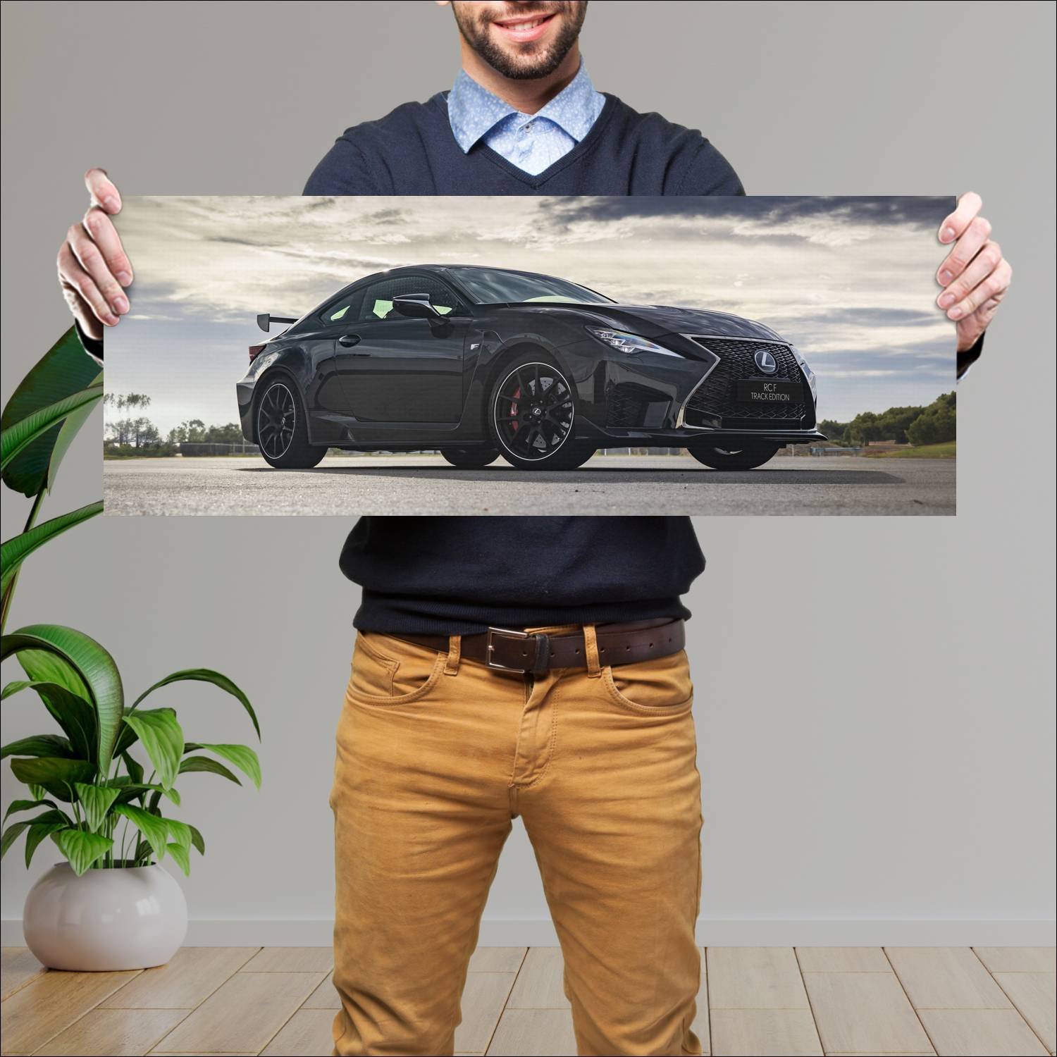 Cuadro grande 30x80cm 2019 lexus rc f track editio 626 Lexus
