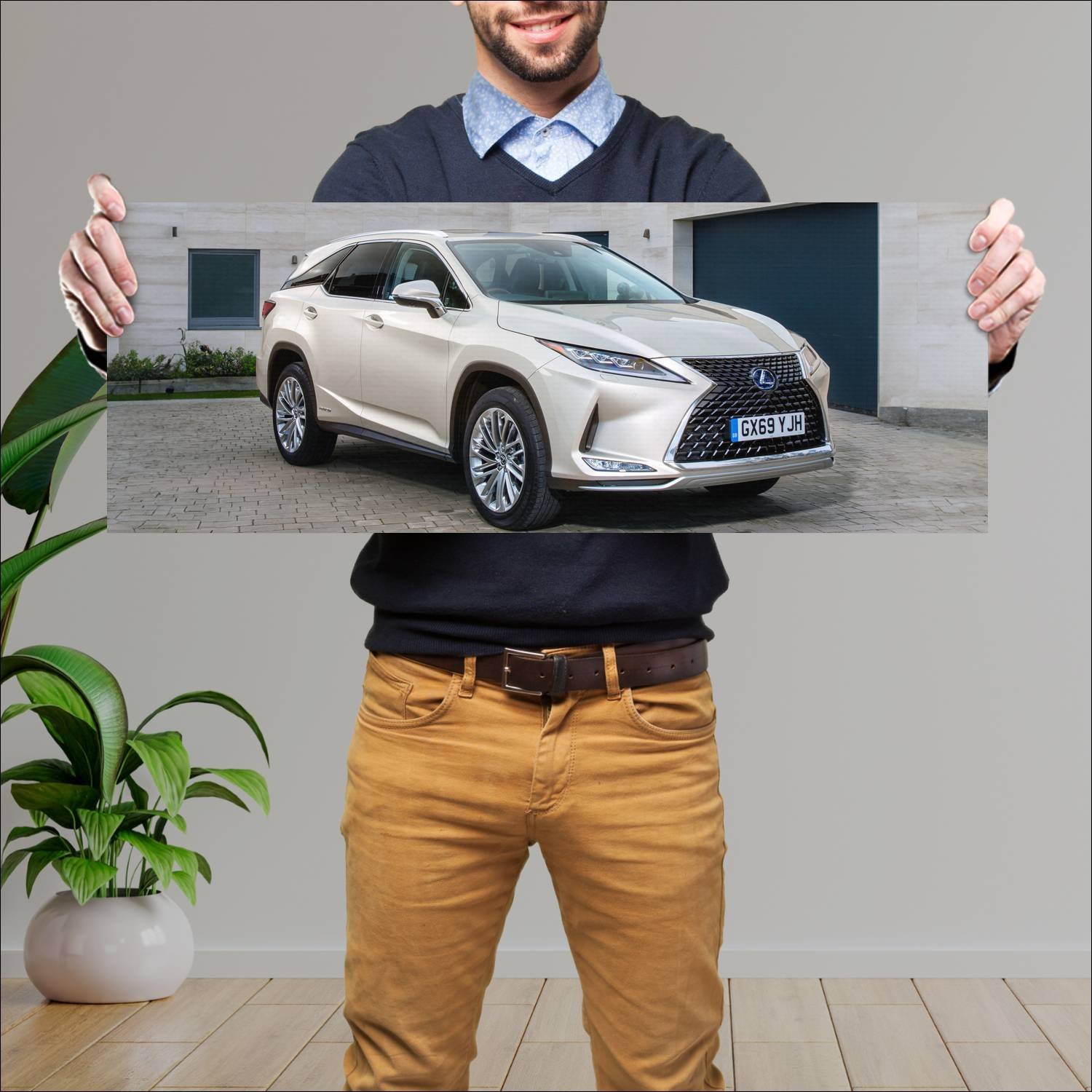 Cuadro grande 30x80cm 2019 lexus rx hybrid lwb uk 643 Lexus