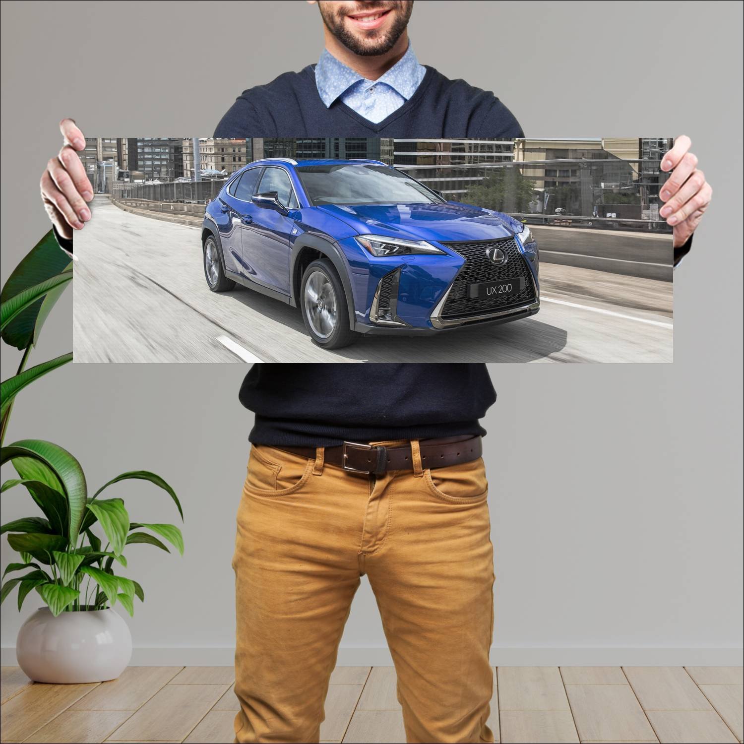 Cuadro grande 30x80cm 2019 lexus ux f sport au 884 646 Lexus