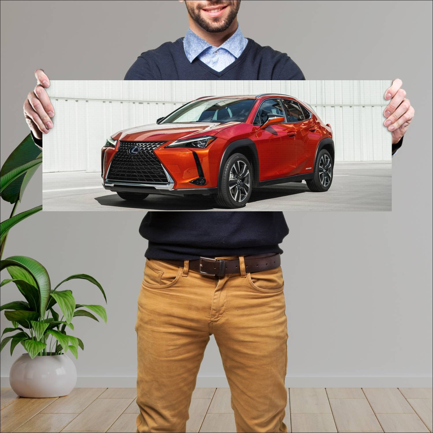 Cuadro grande 30x80cm 2019 lexus ux hybrid us Lexus