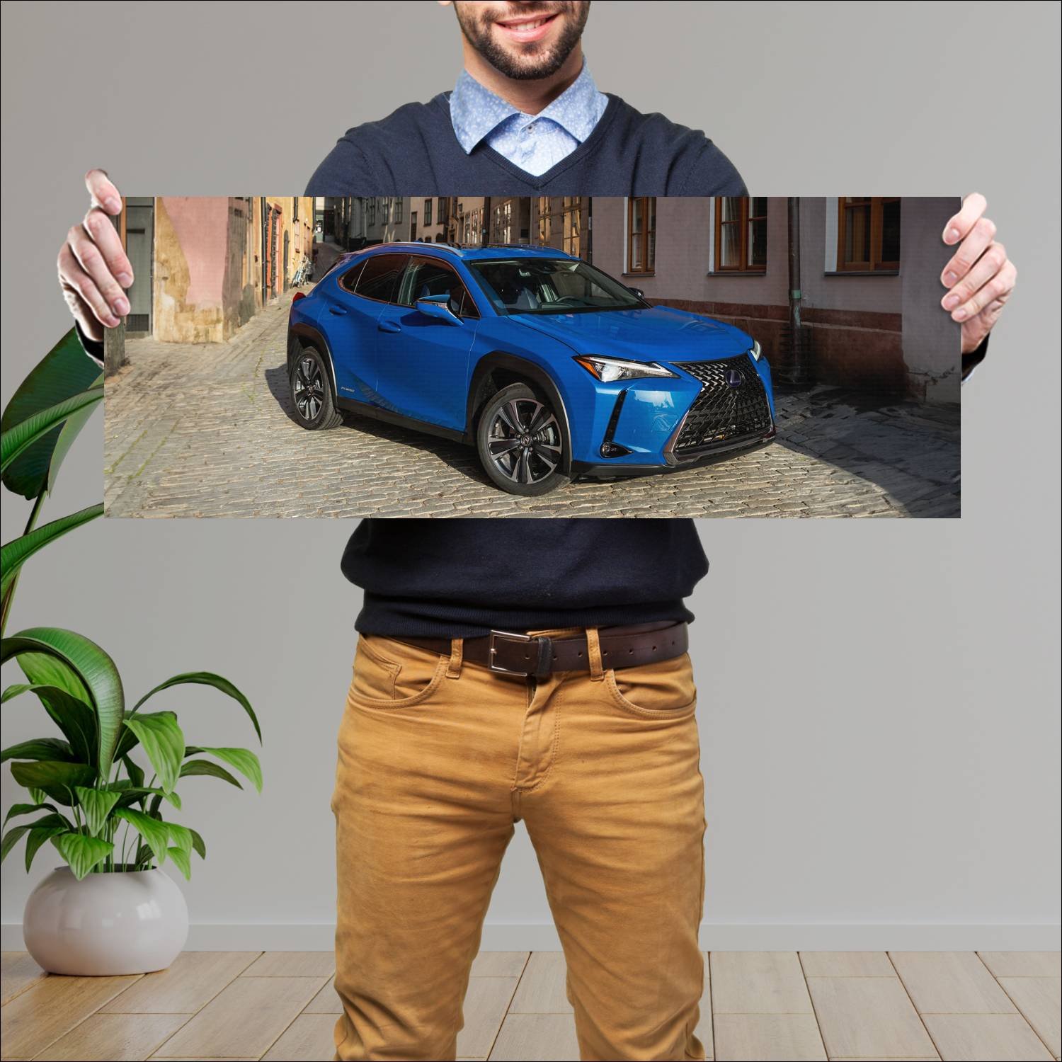 Cuadro grande 30x80cm 2019 lexus ux hybrid us Lexus
