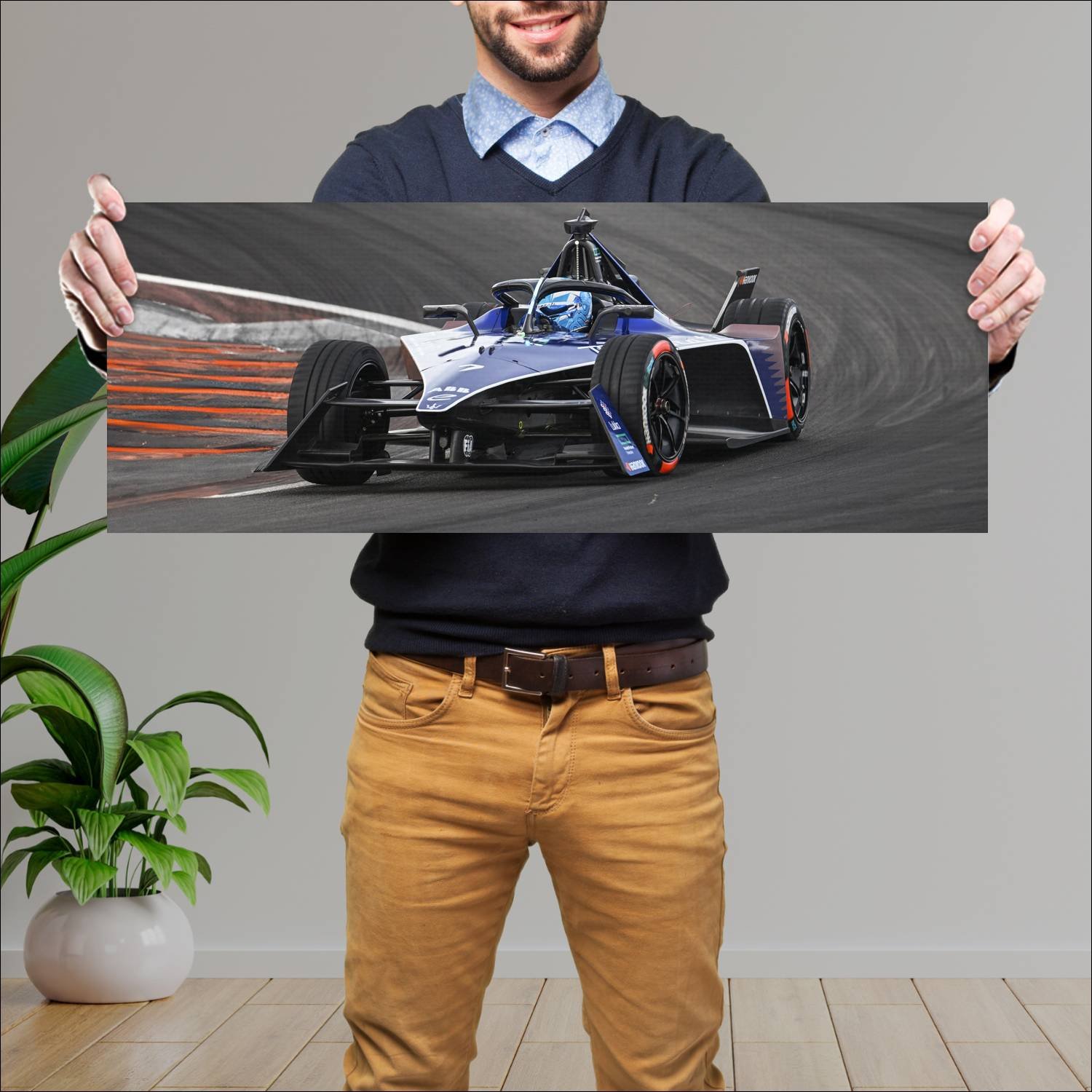 Cuadro grande 30x80cm 2023 maserati tipo folgore 1 393 Maserati