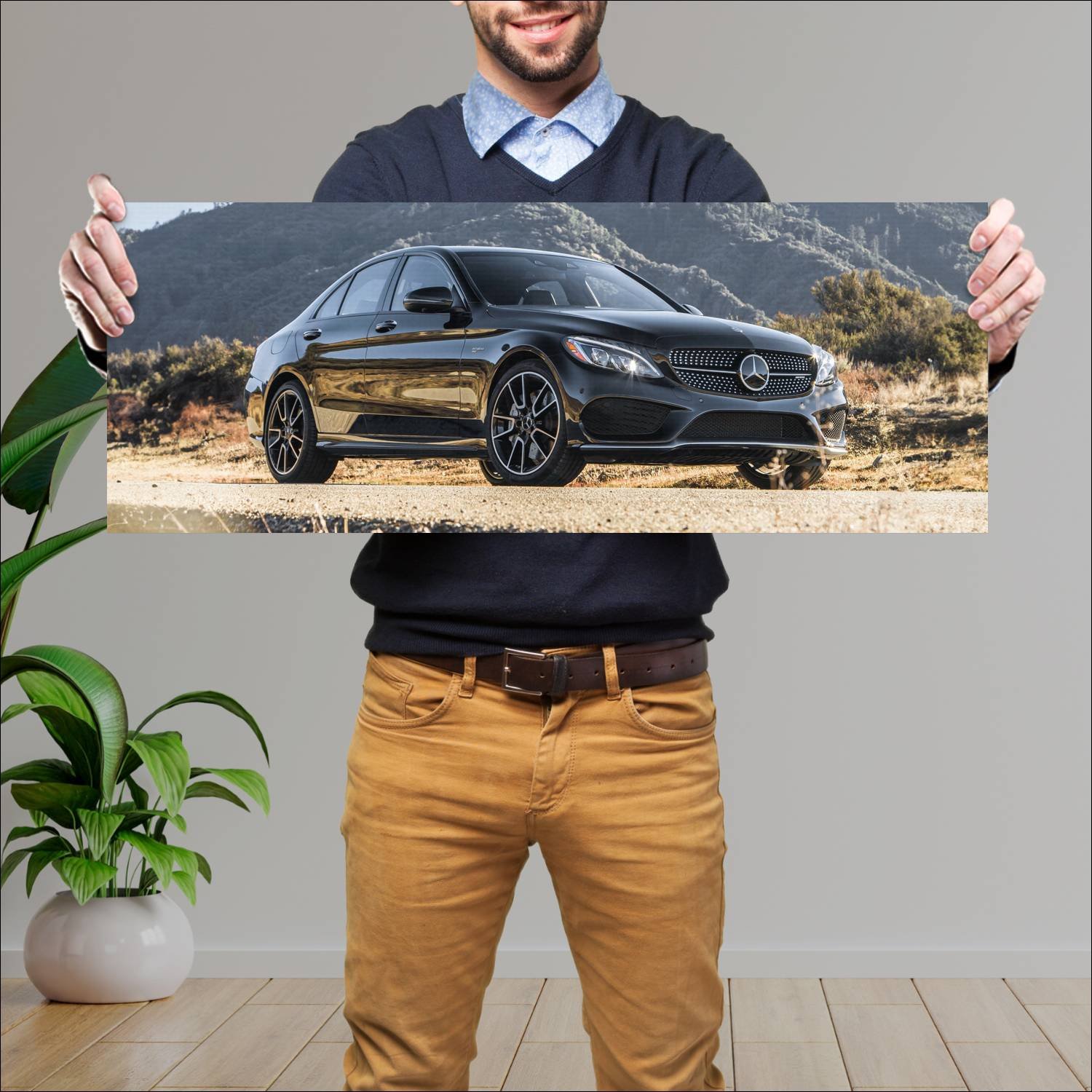 Cuadro grande 30x80cm 2017 mercedes amg c 43 us 62 756 Mercedes Benz