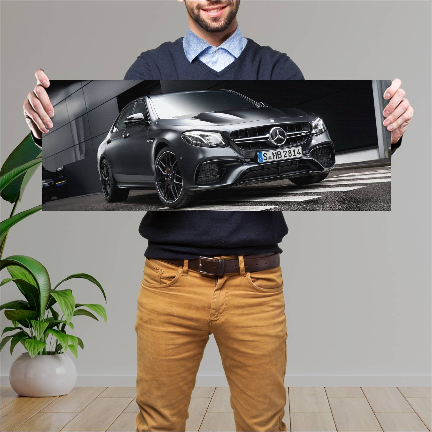 Cuadro grande 30x80cm 2017 mercedes amg e 63 s edi 770 Mercedes Benz