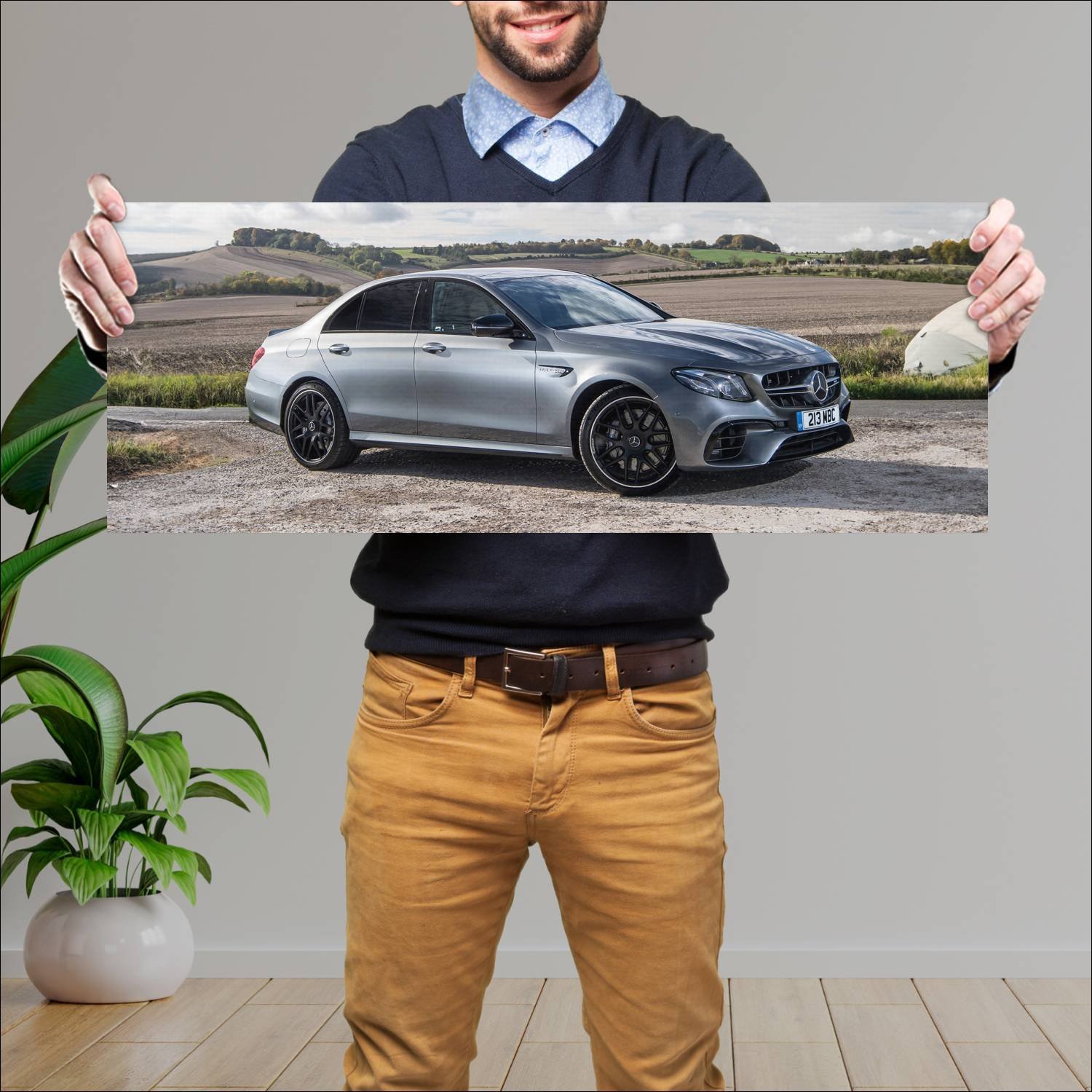 Cuadro grande 30x80cm 2017 mercedes amg e 63 uk 74 774 Mercedes Benz