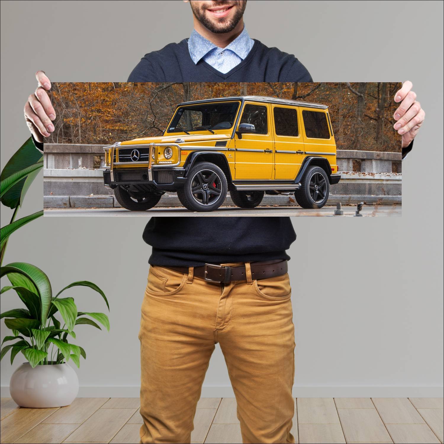 Cuadro grande 30x80cm 2017 mercedes amg g 63 colou 777 Mercedes Benz