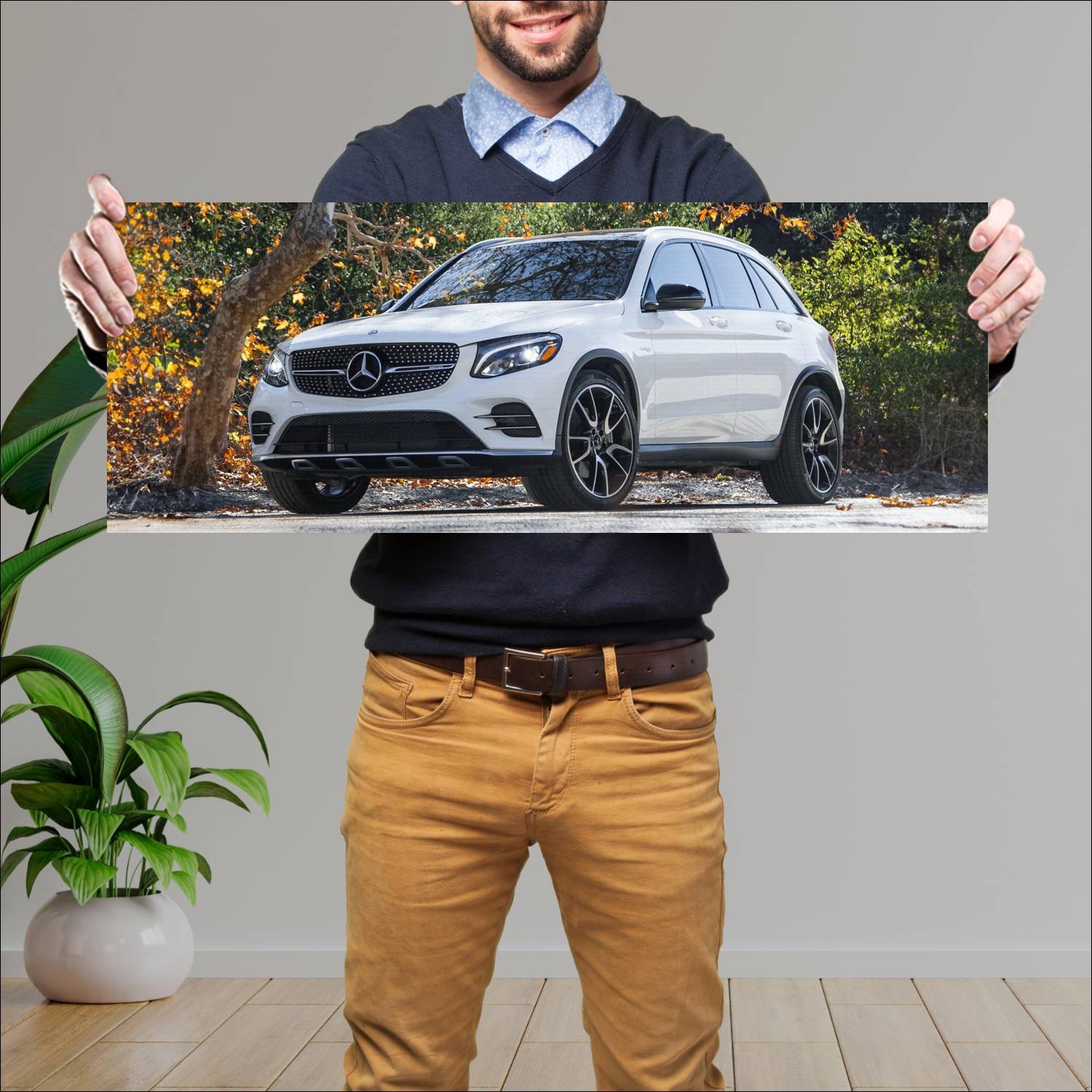 Cuadro grande 30x80cm 2017 mercedes amg glc 43 us 784 Mercedes Benz