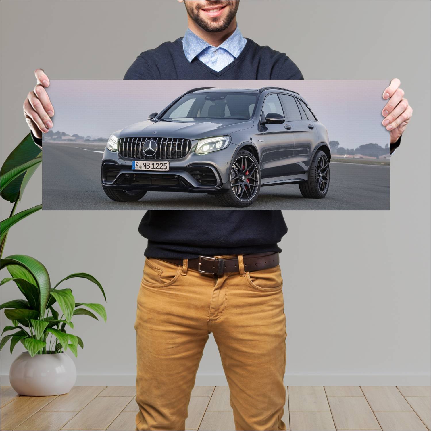 Cuadro grande 30x80cm 2017 mercedes amg glc 63 s 6 785 Mercedes Benz