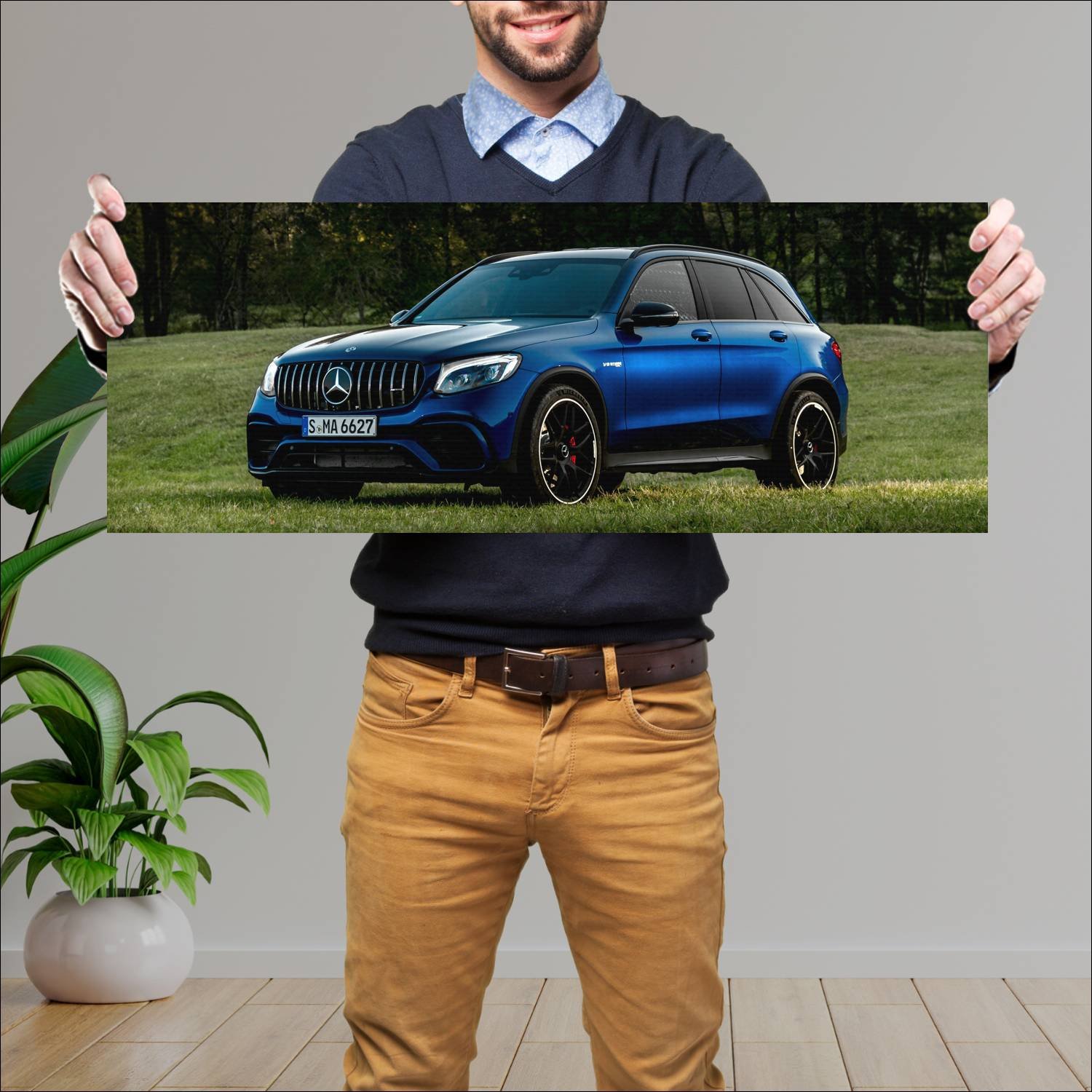 Cuadro grande 30x80cm 2017 mercedes amg glc 63 s 7 786 Mercedes Benz