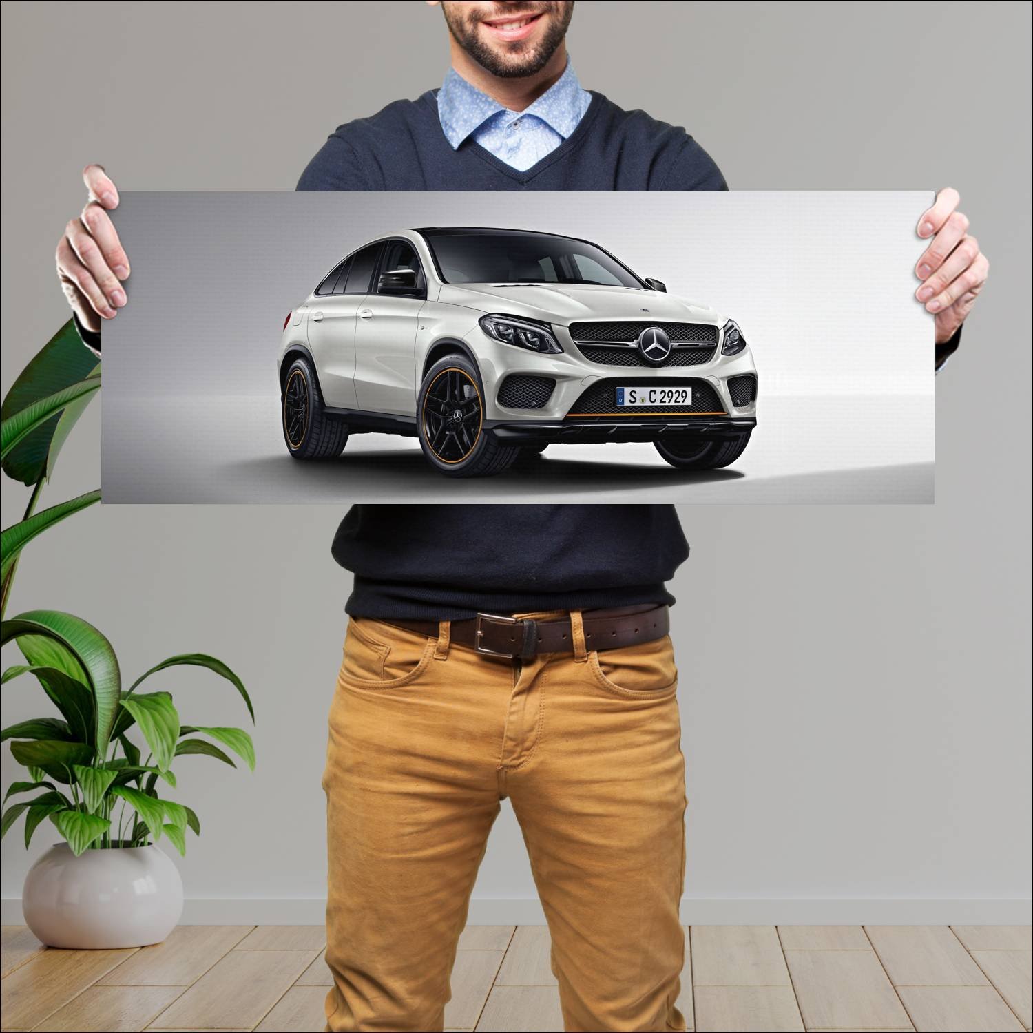 Cuadro grande 30x80cm 2017 mercedes amg gle 43 cou 792 Mercedes Benz