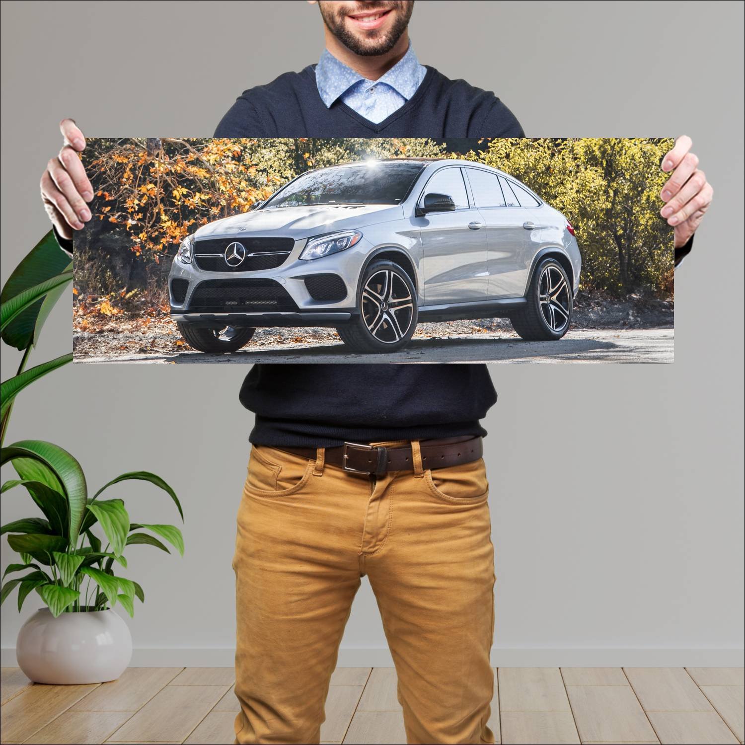 Cuadro grande 30x80cm 2017 mercedes amg gle 43 cou 793 Mercedes Benz