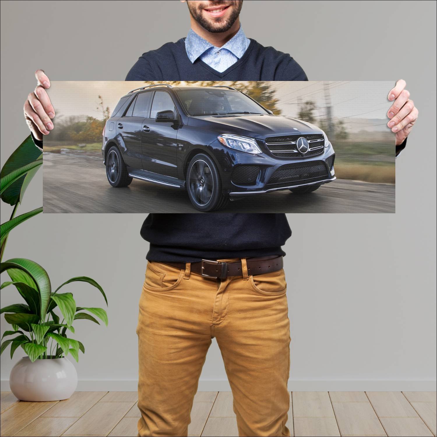 Cuadro grande 30x80cm 2017 mercedes amg gle 43 us 794 Mercedes Benz