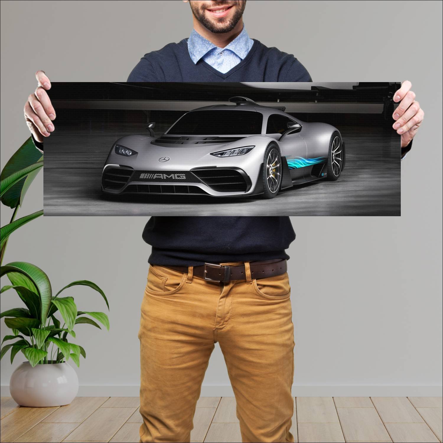 Cuadro grande 30x80cm 2017 mercedes amg project on 819 Mercedes Benz