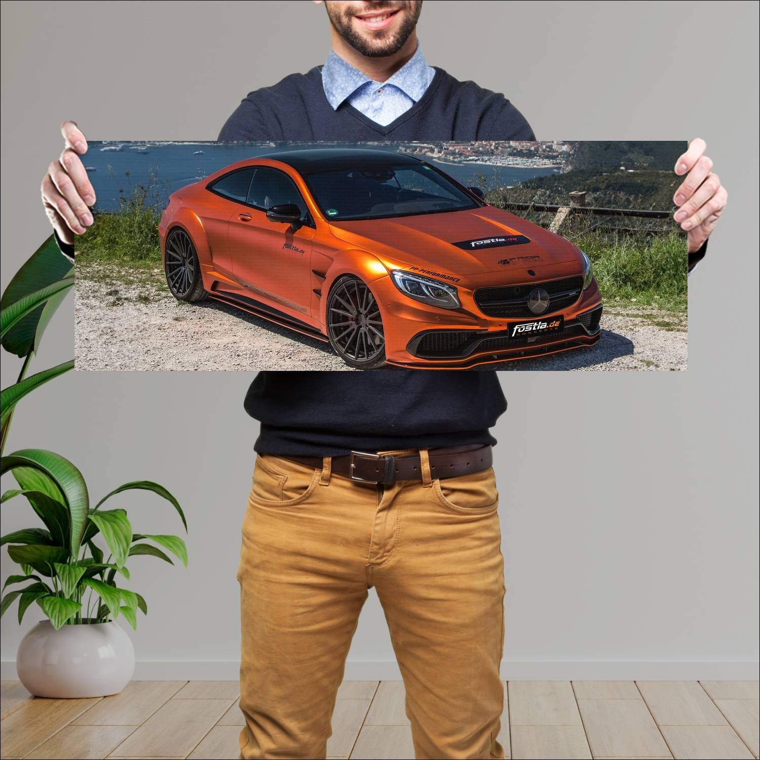 Cuadro grande 30x80cm 2017 mercedes amg s 63 coupe 824 Mercedes Benz